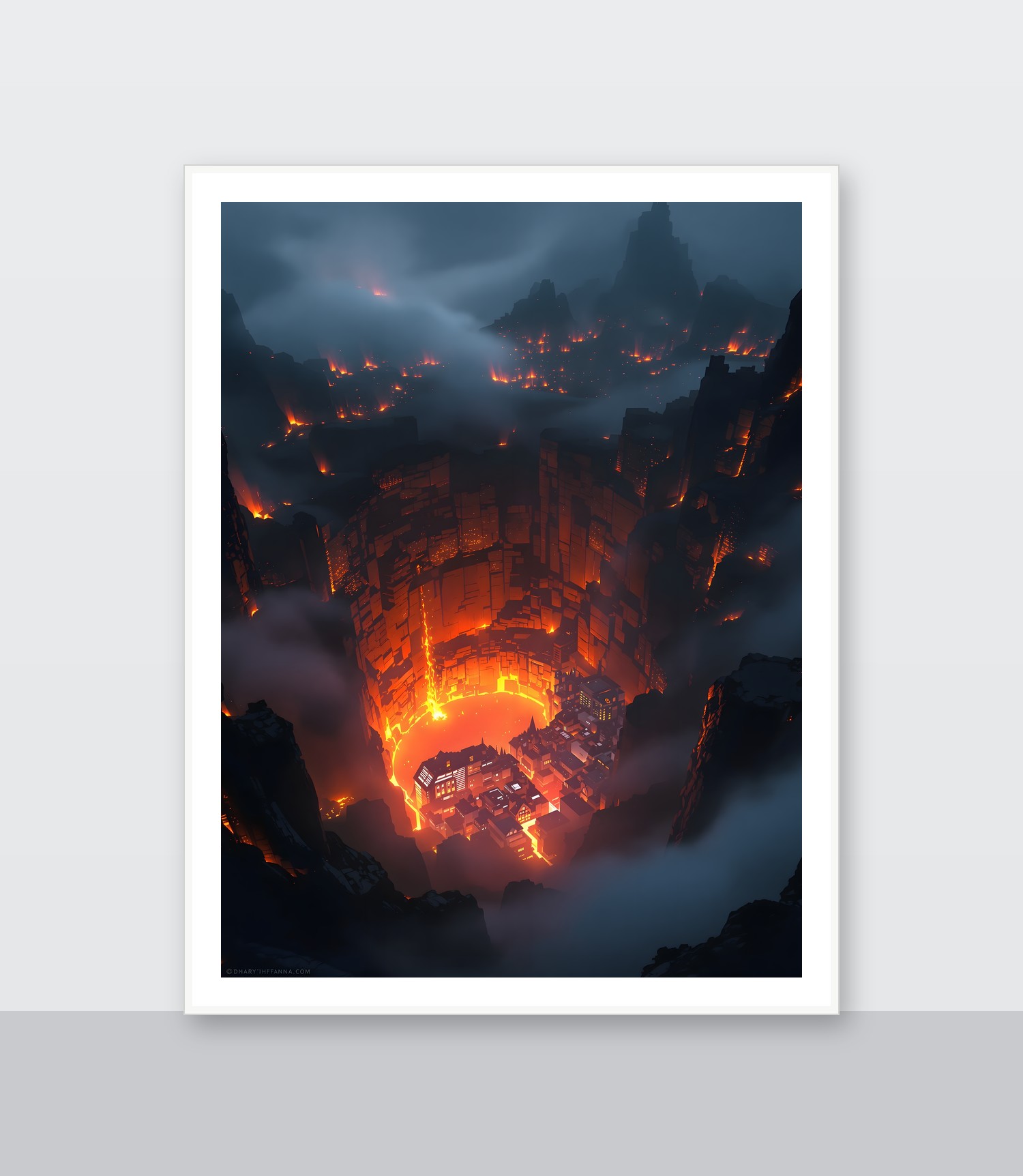 White frame