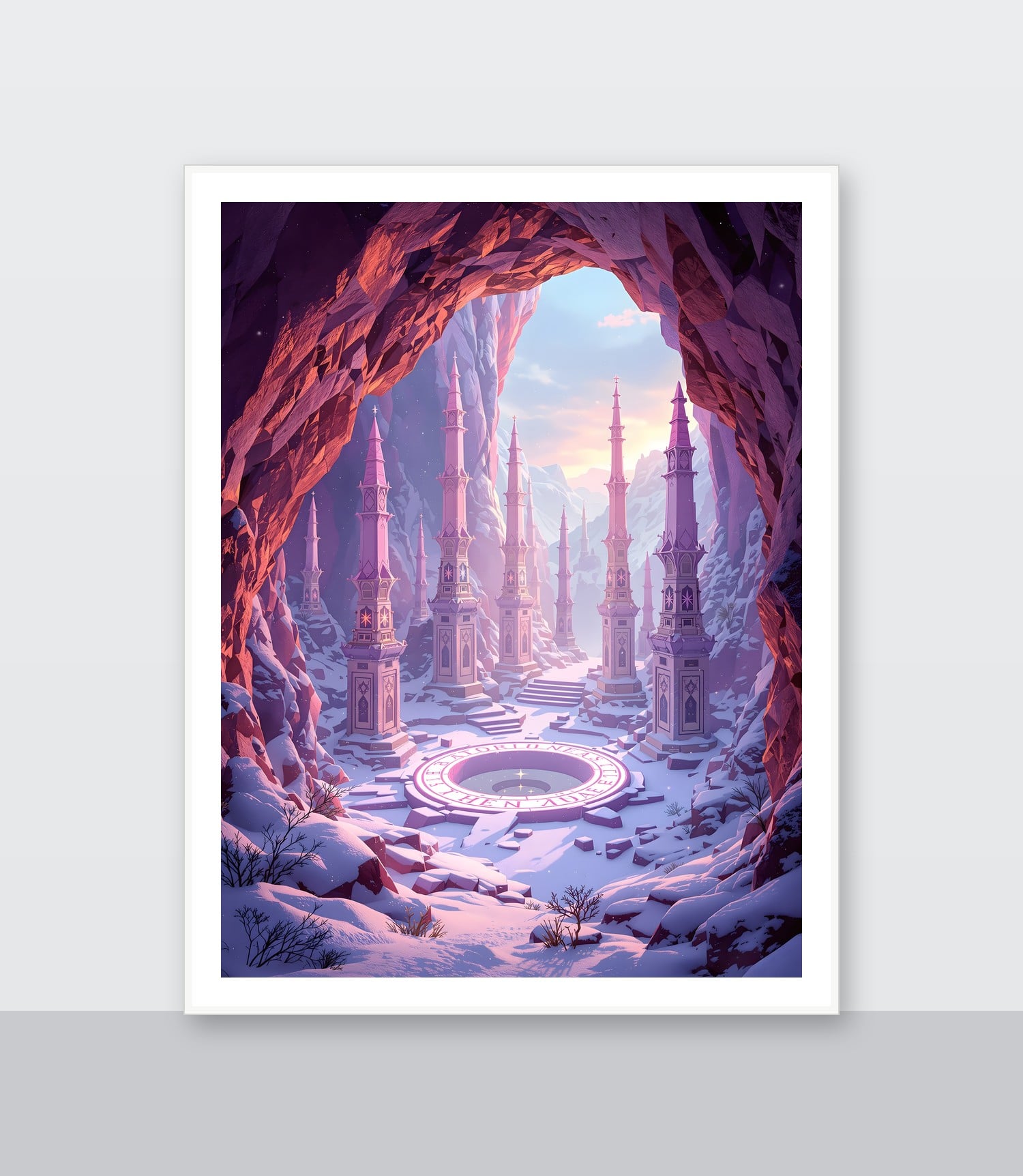 White frame