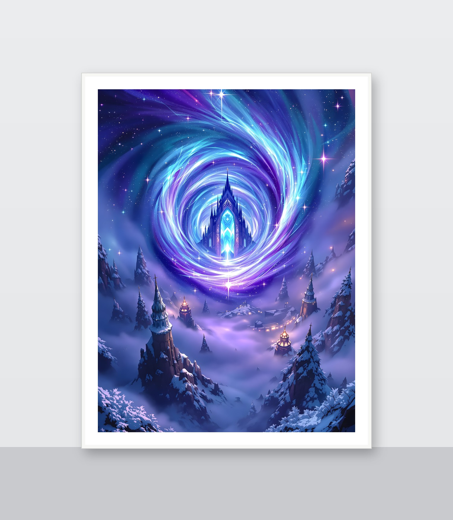 White frame
