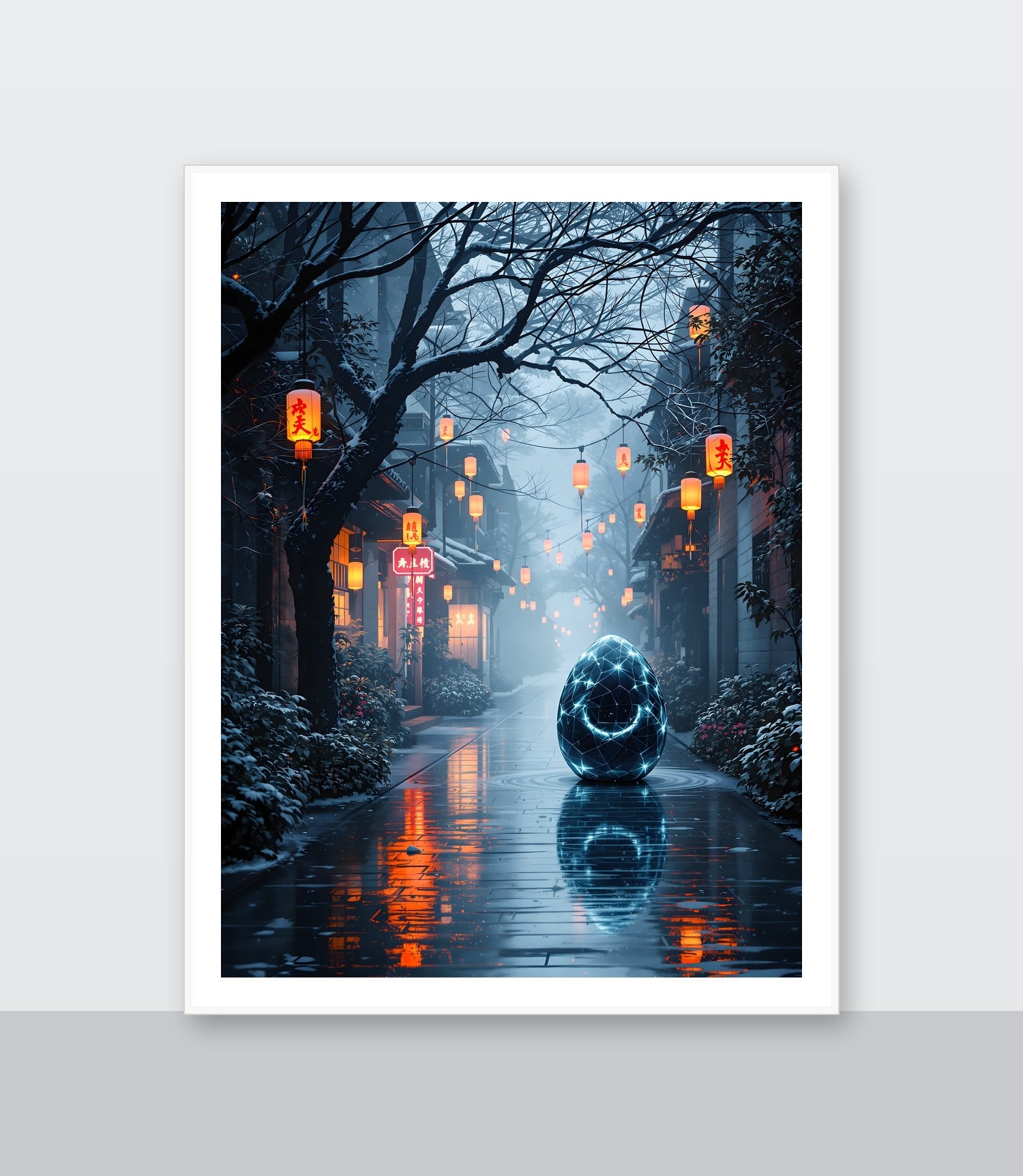 White frame