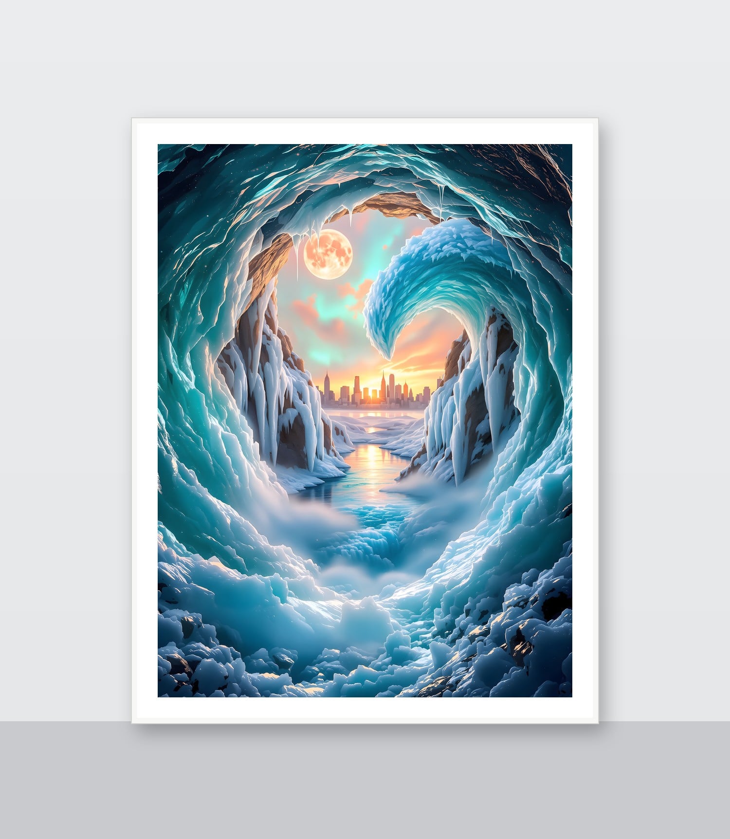 White frame