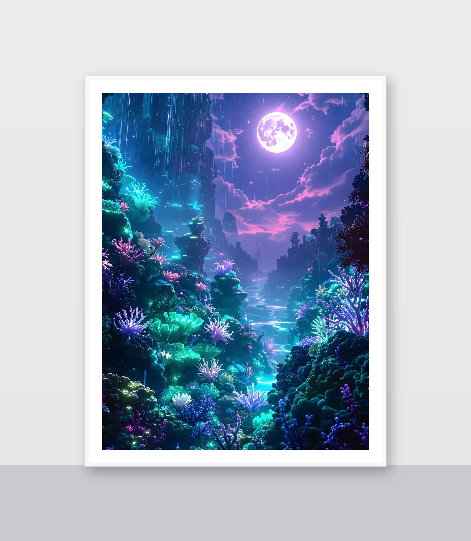 White frame