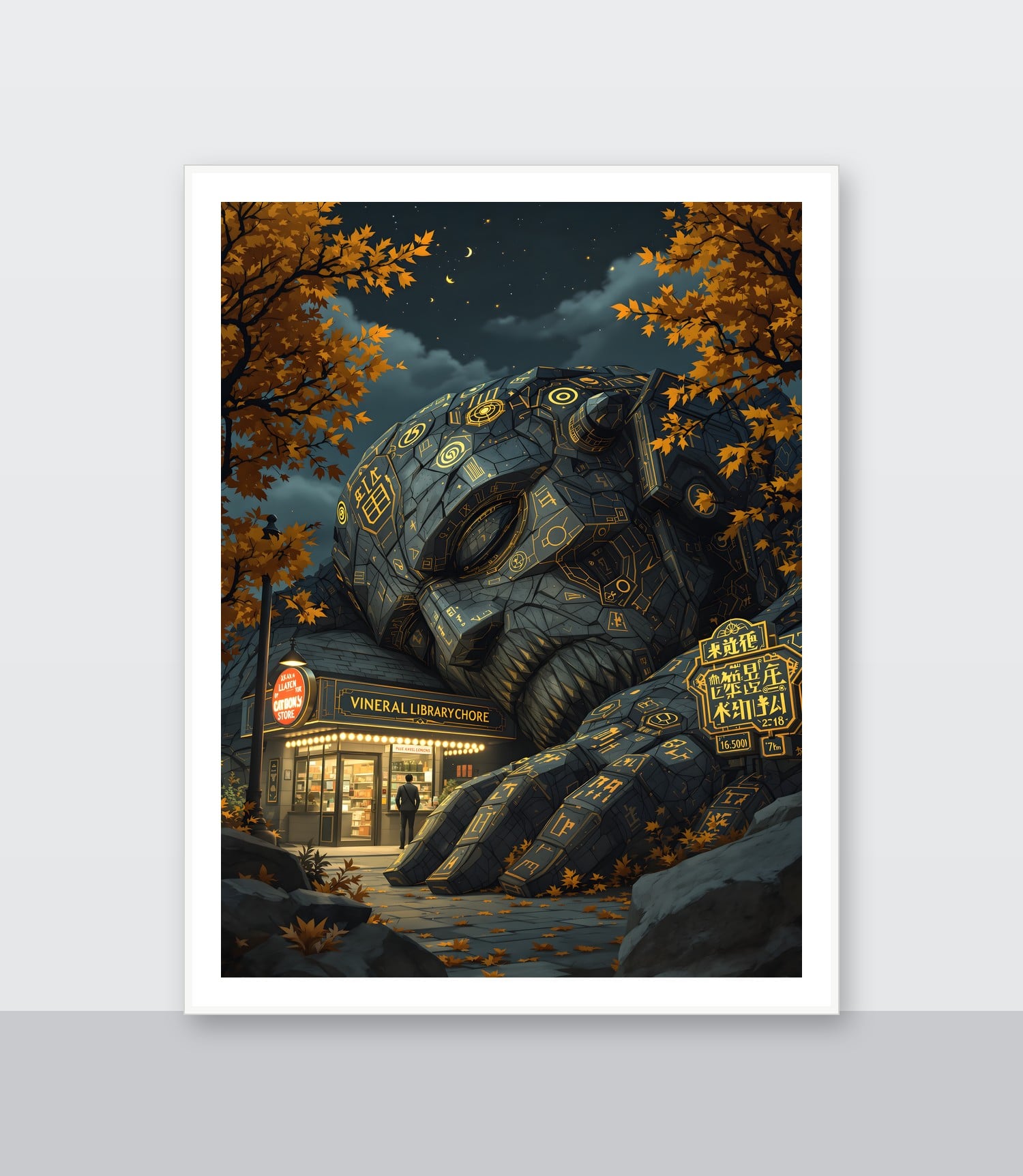White frame