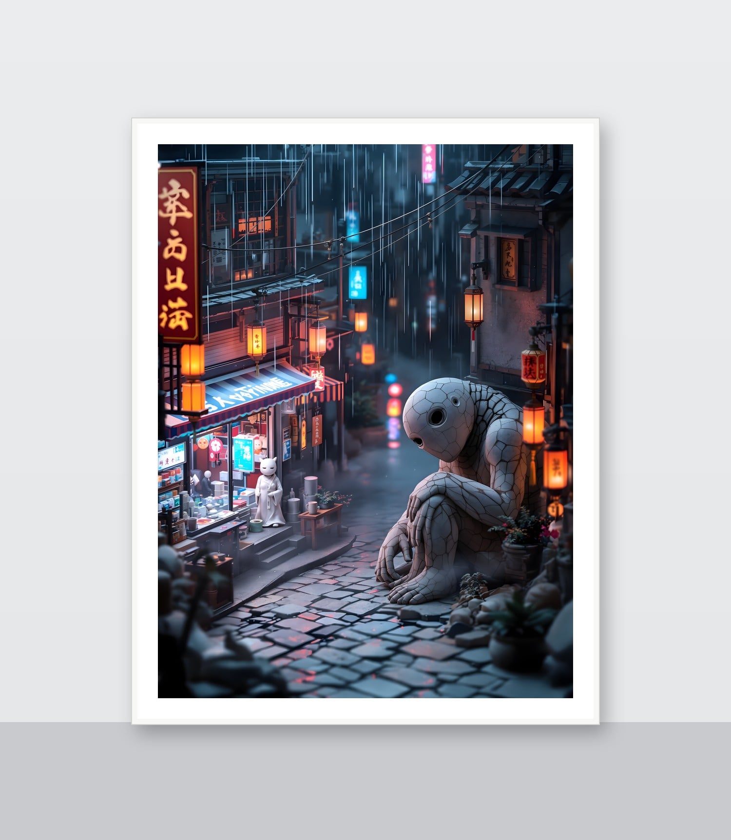 White frame