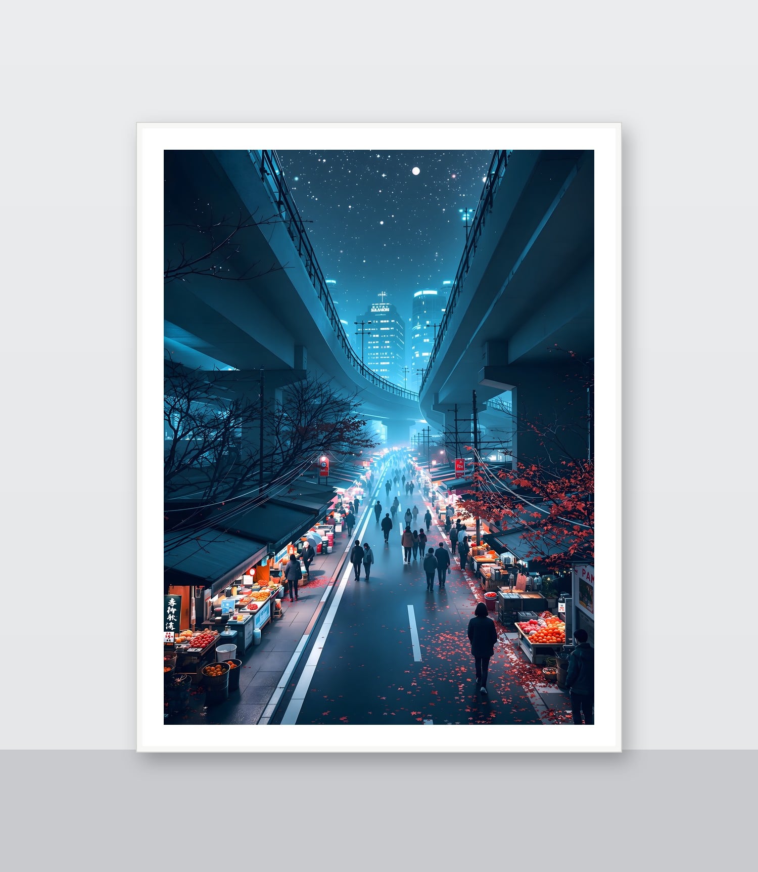 White frame