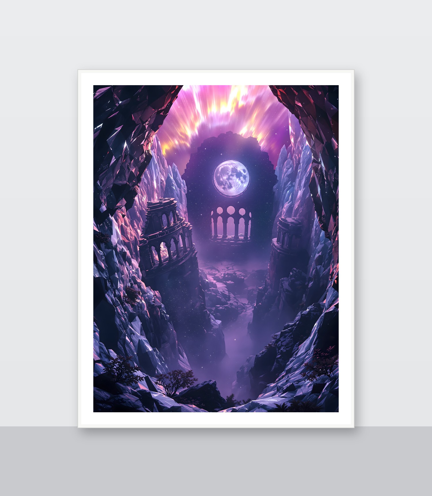 White frame
