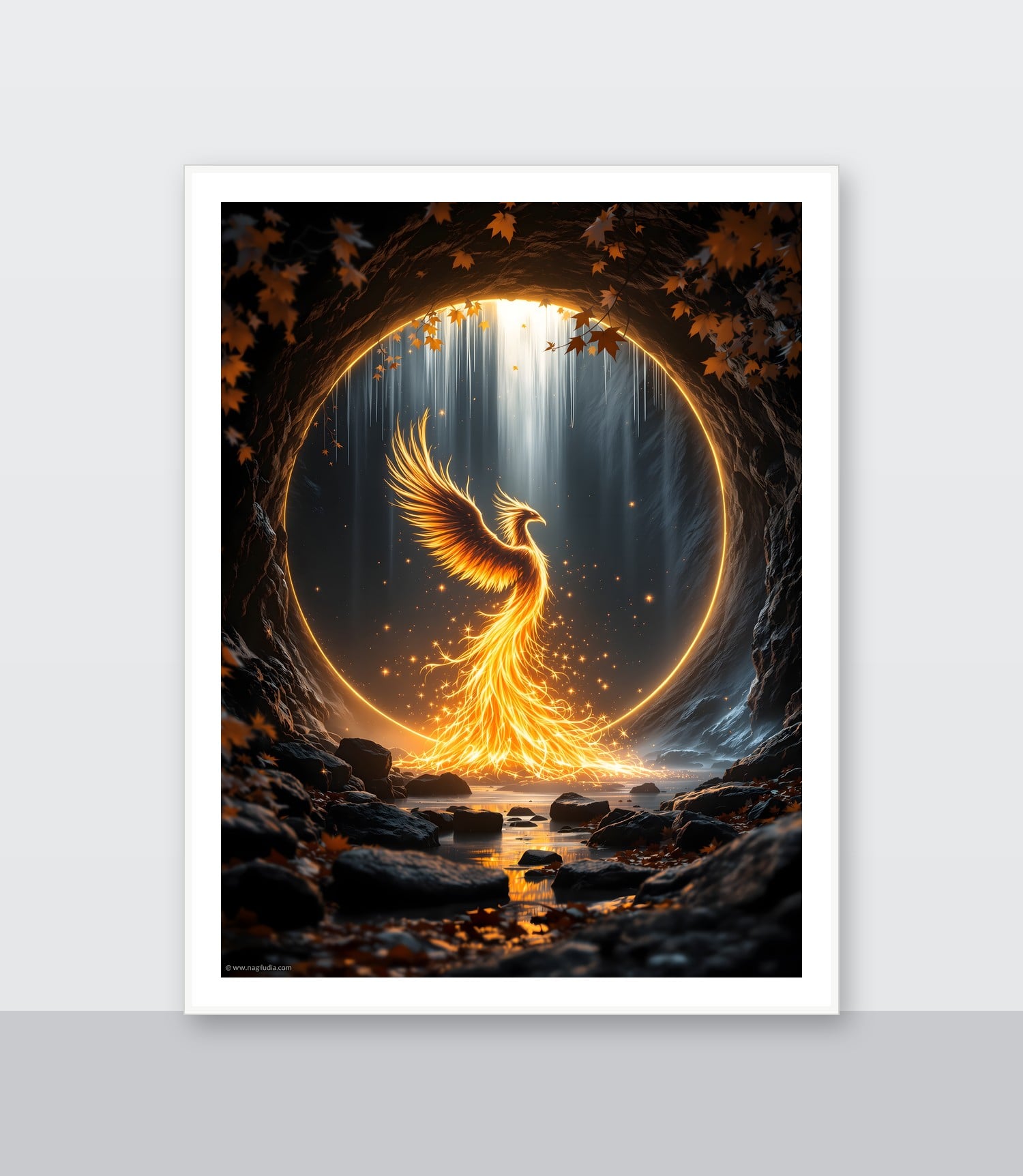 White frame