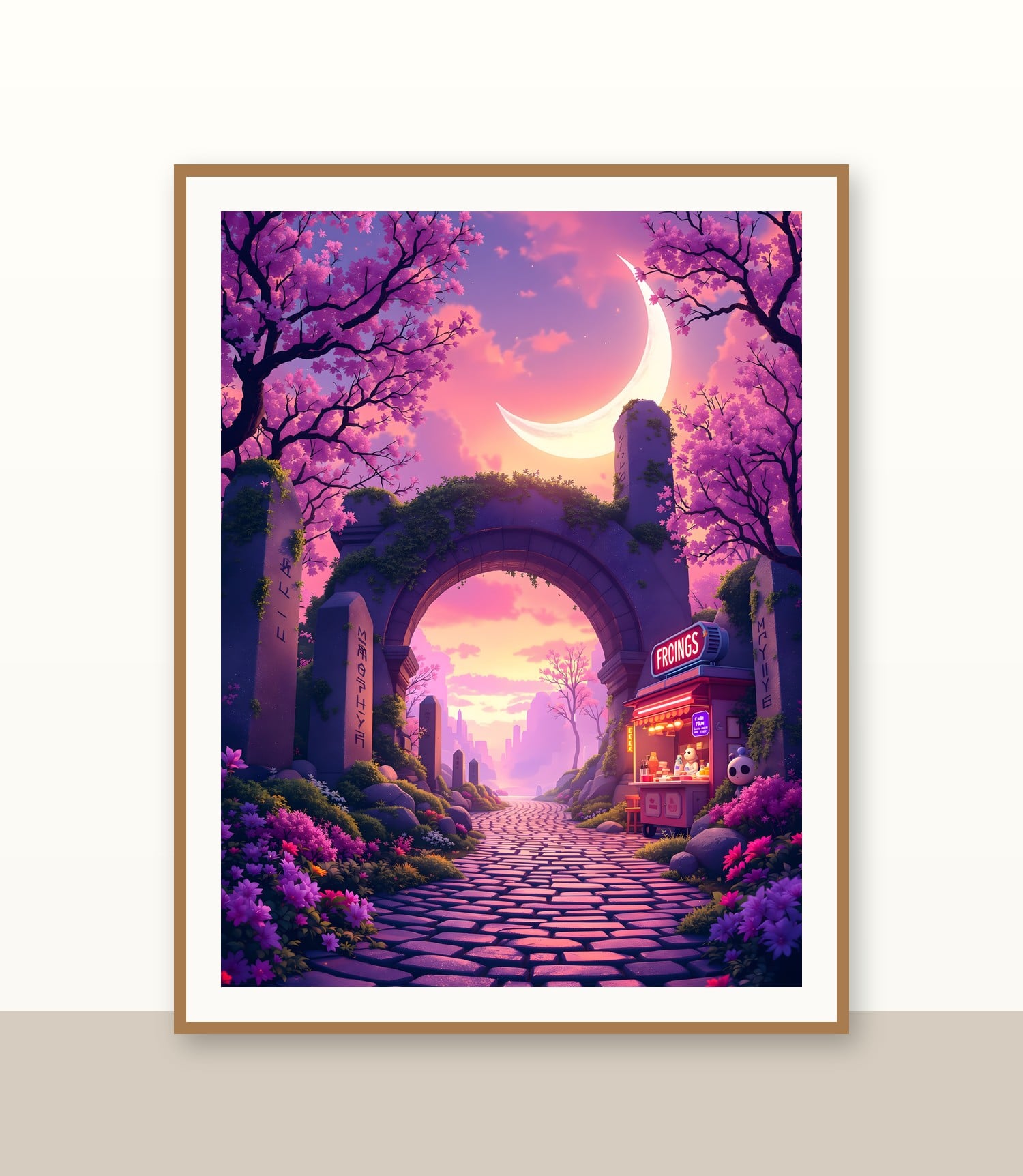 Oak frame