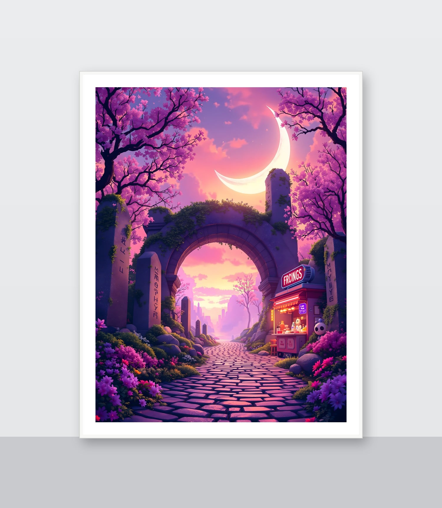 White frame