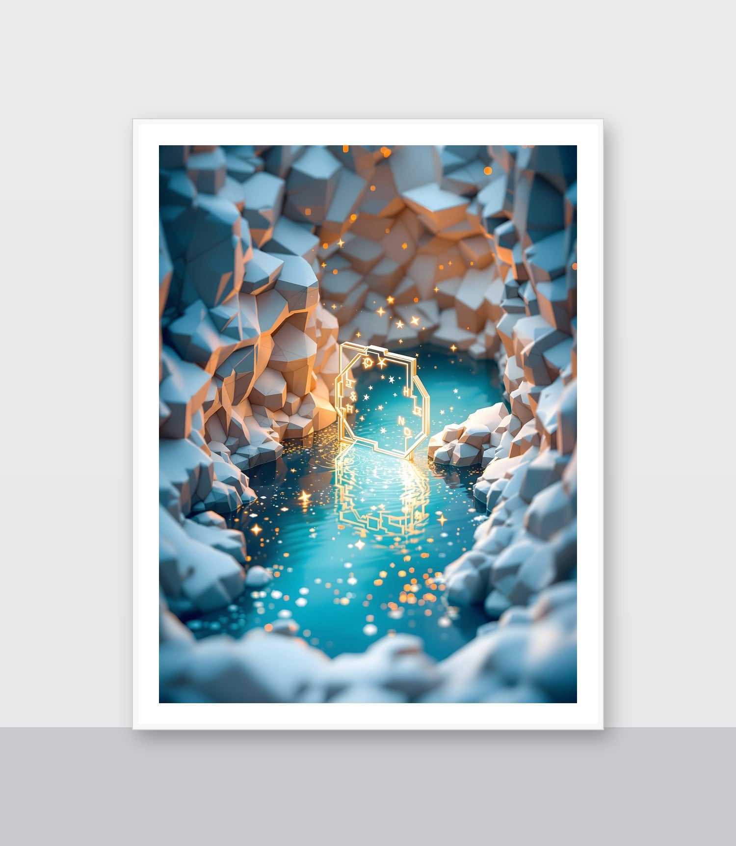 White frame