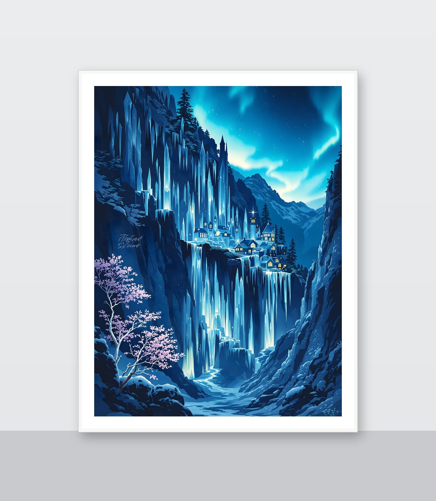 White frame
