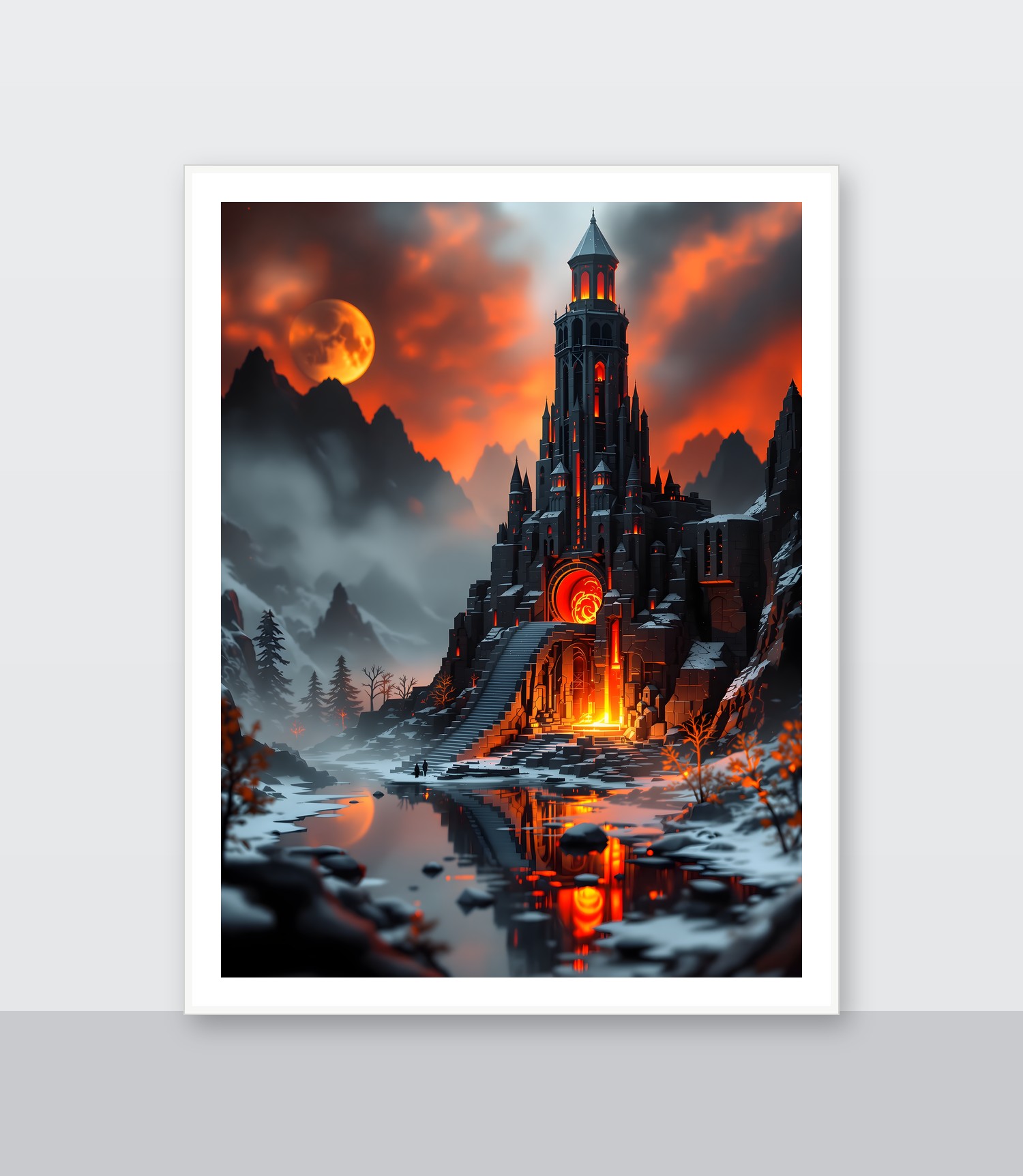 White frame