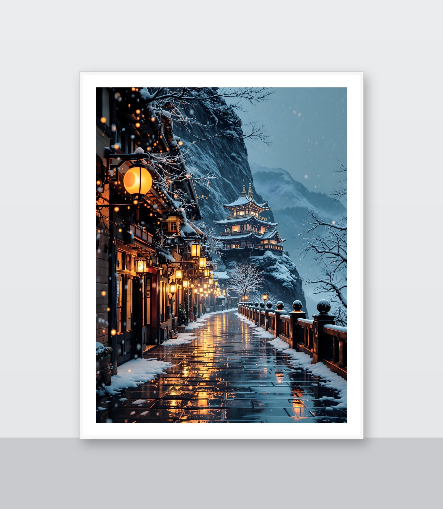 White frame