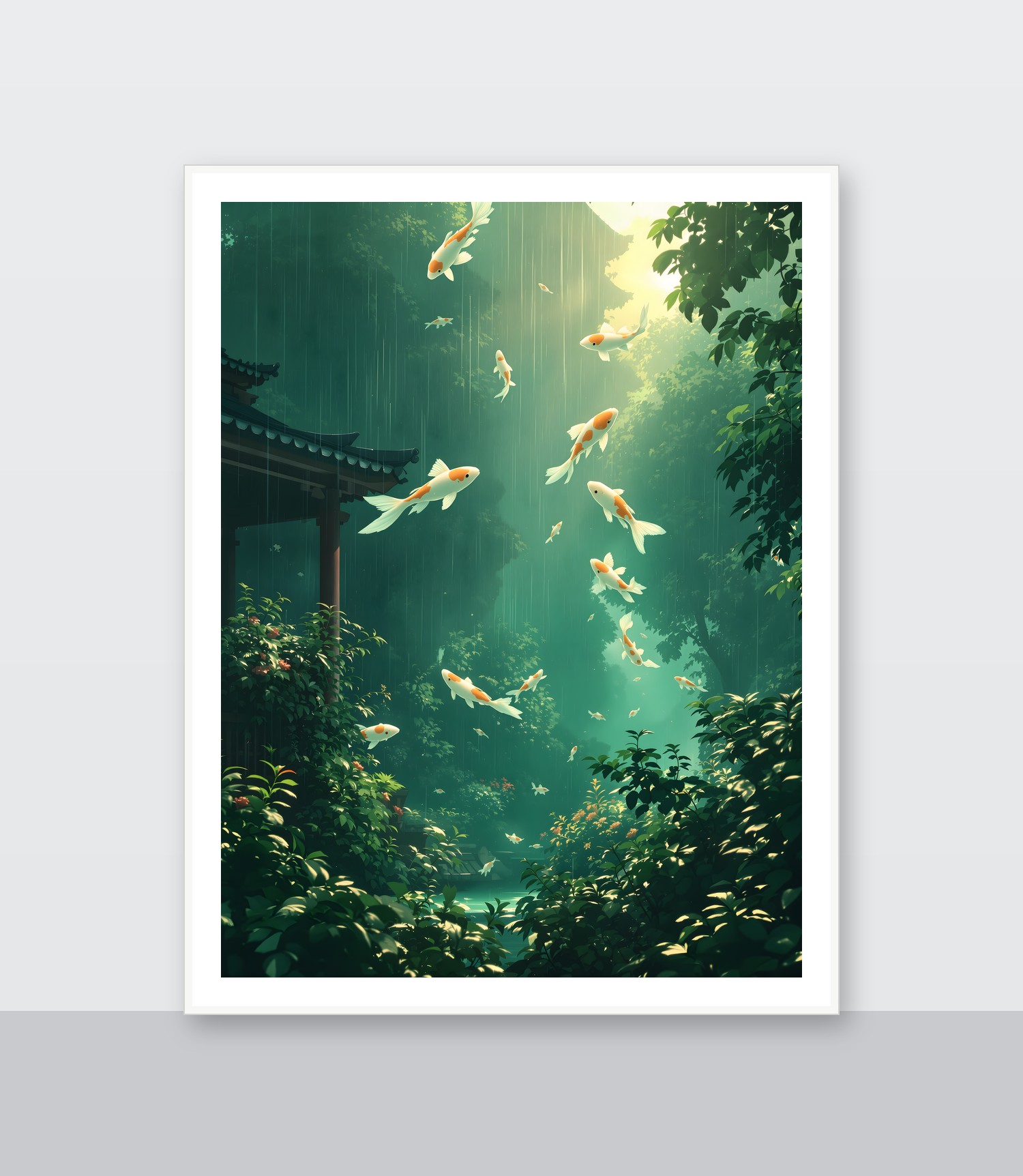 White frame