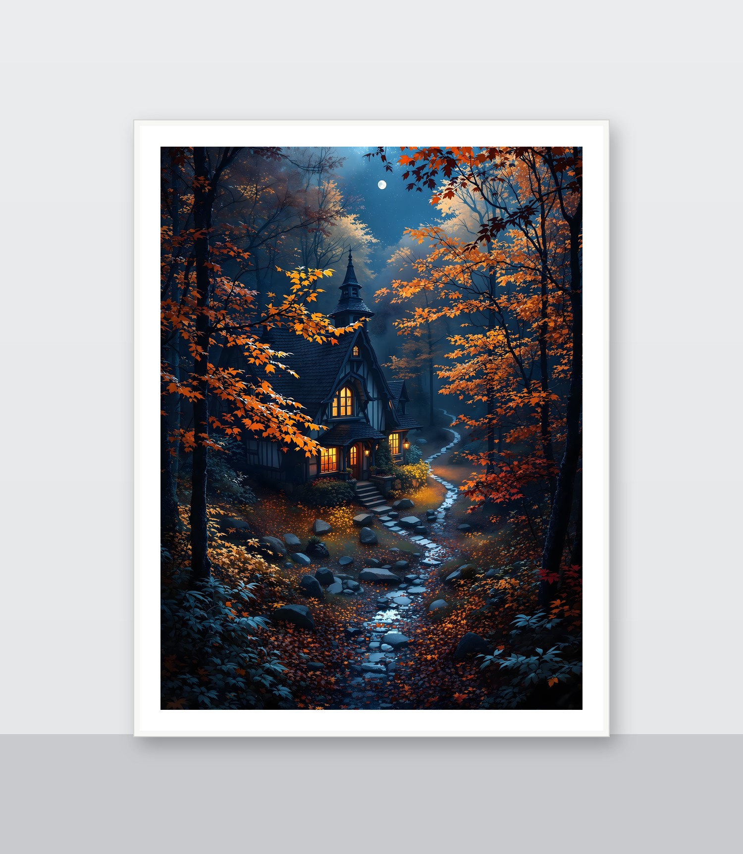 White frame