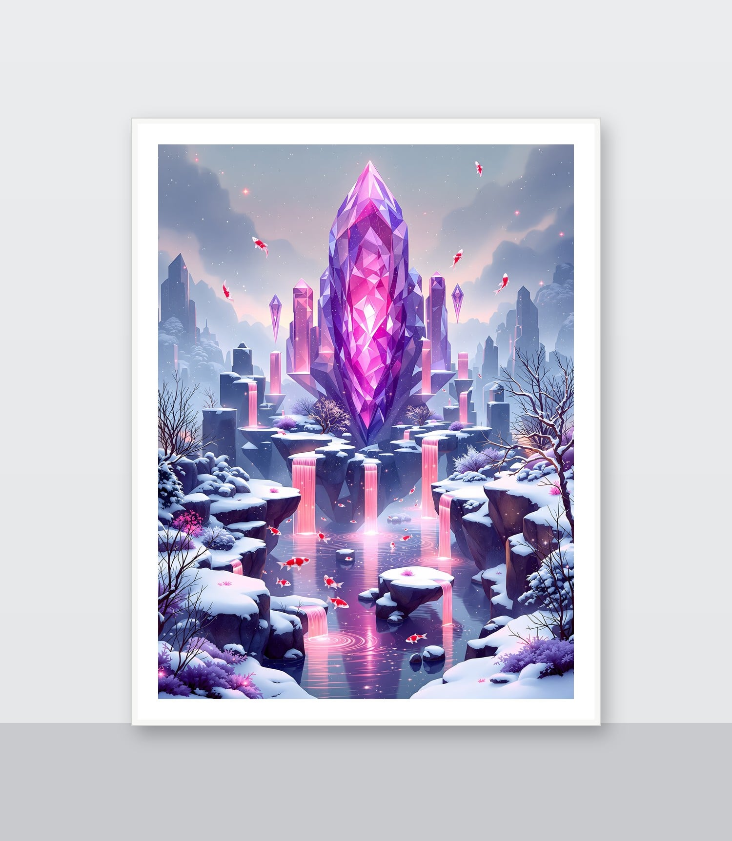 White frame