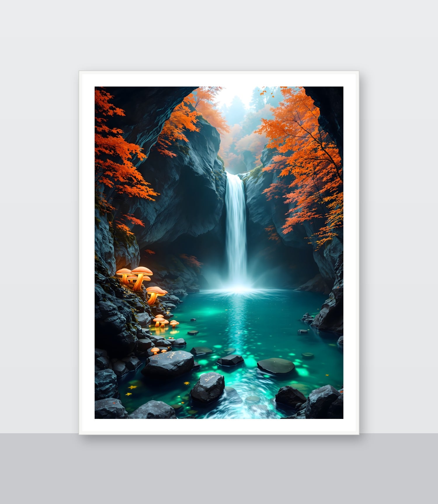 White frame