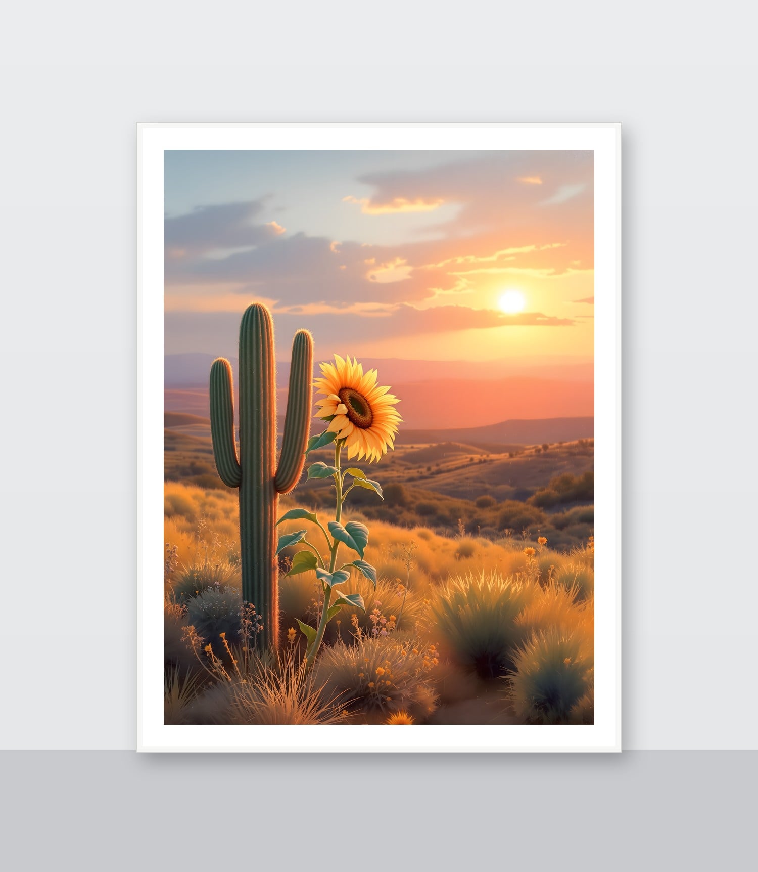 White frame