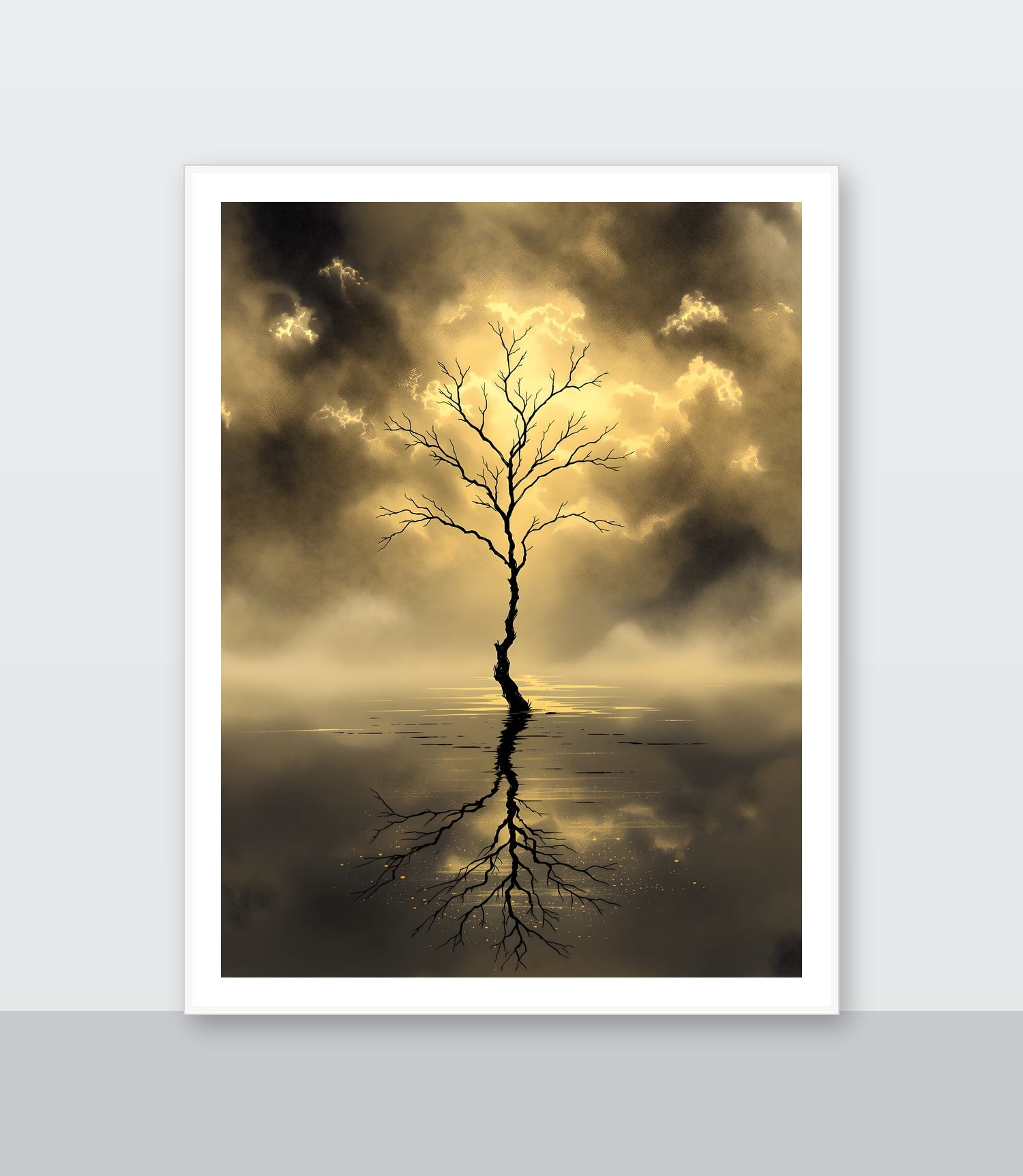 White frame