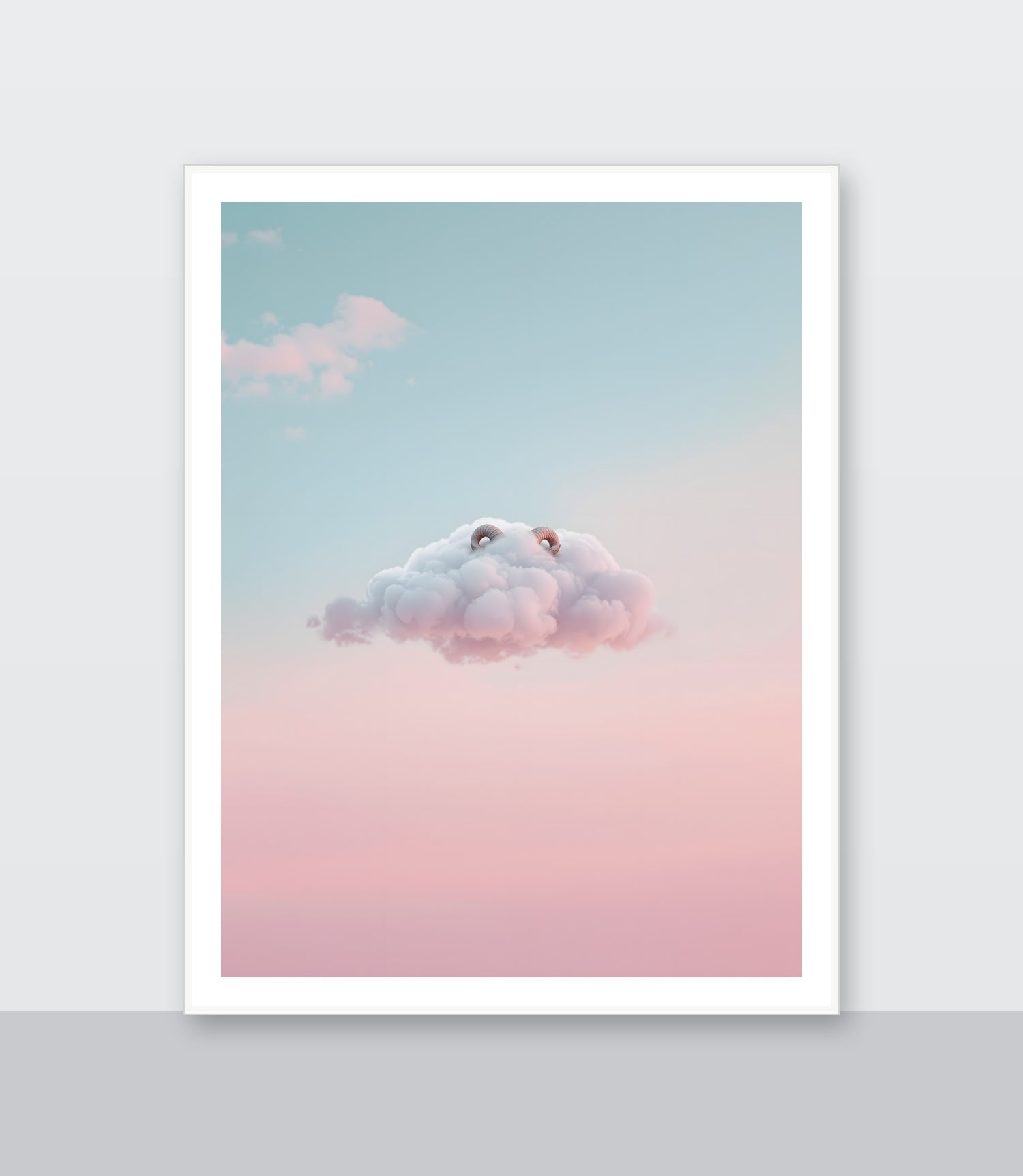 White frame