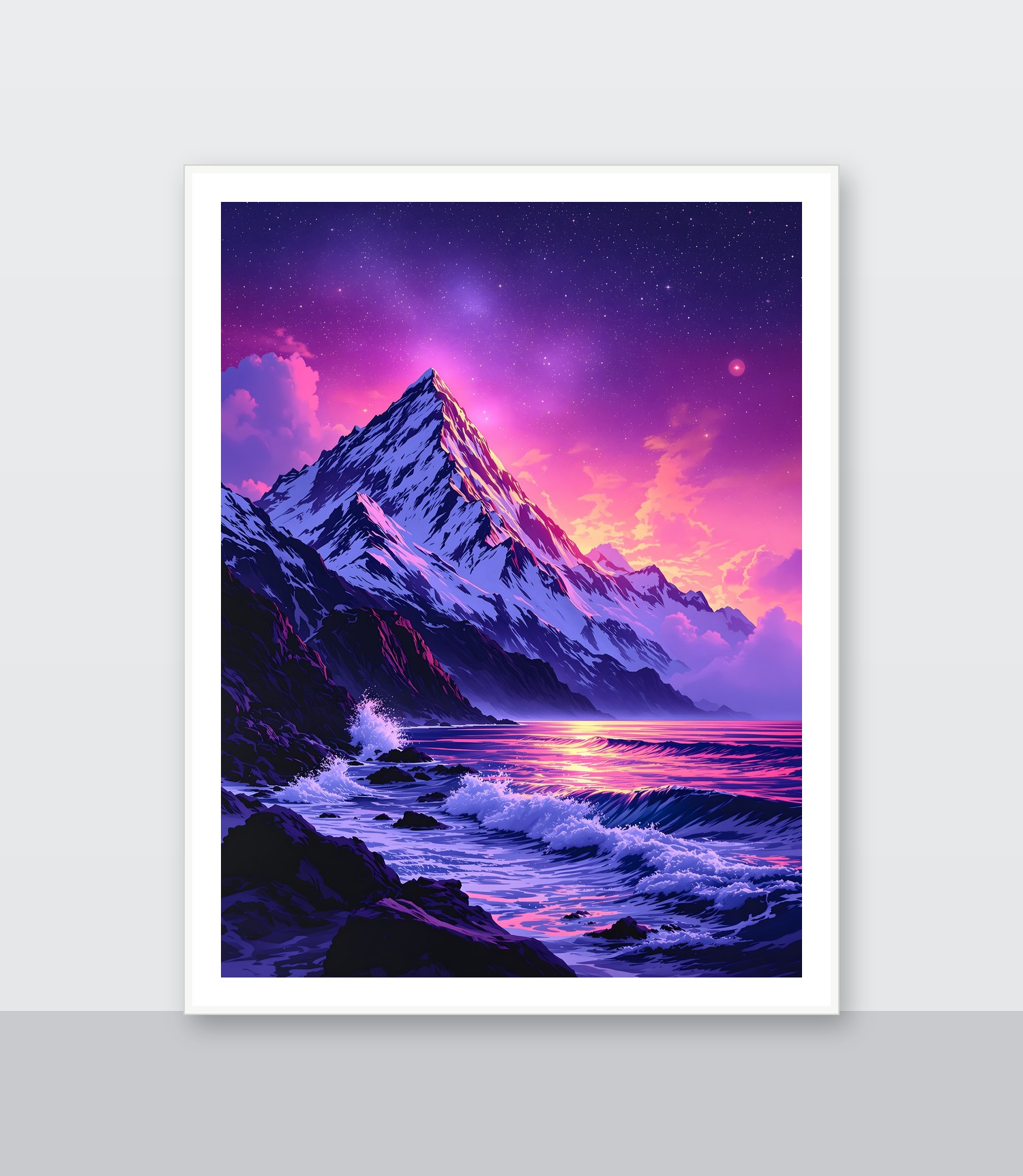 White frame