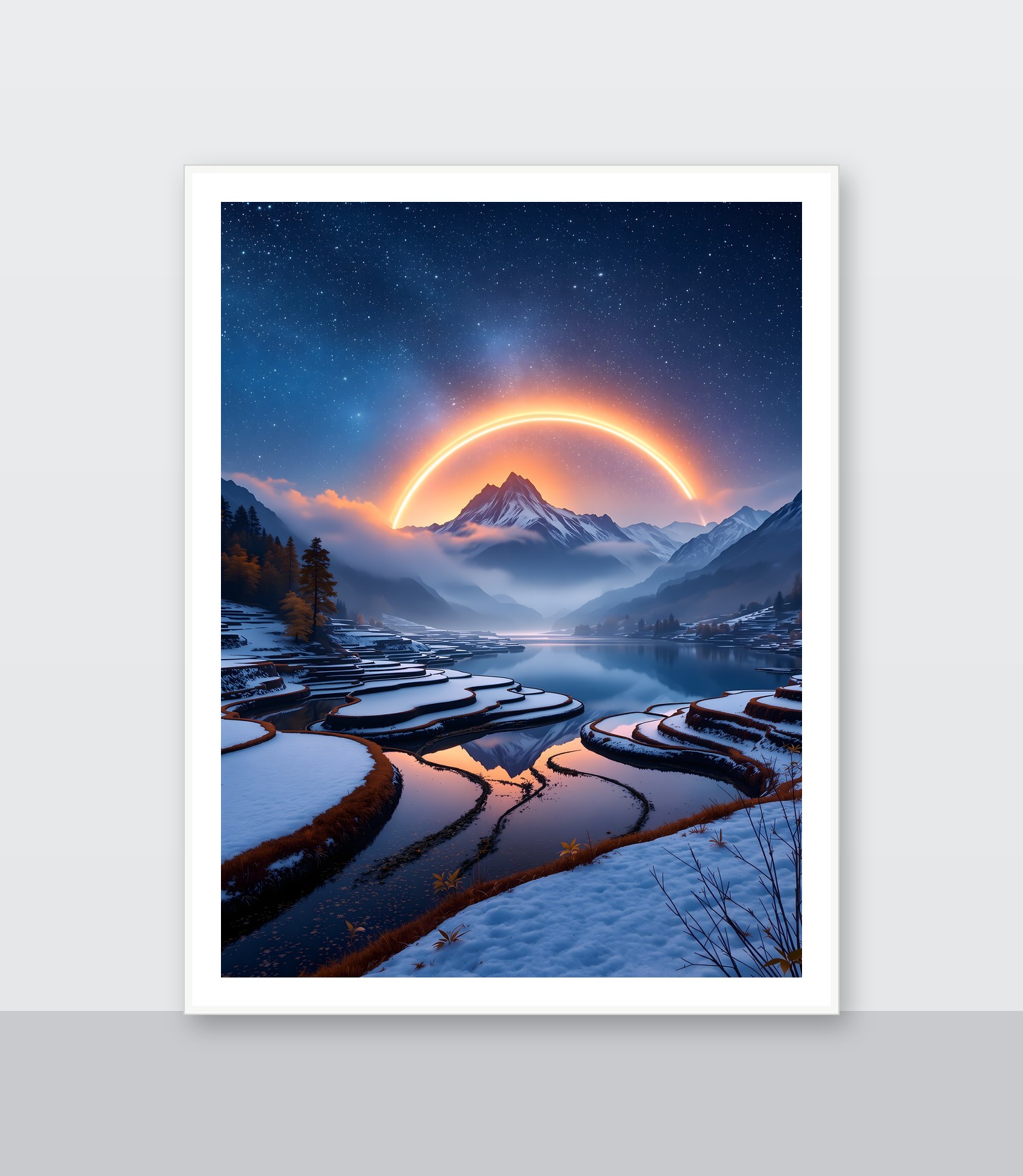 White frame