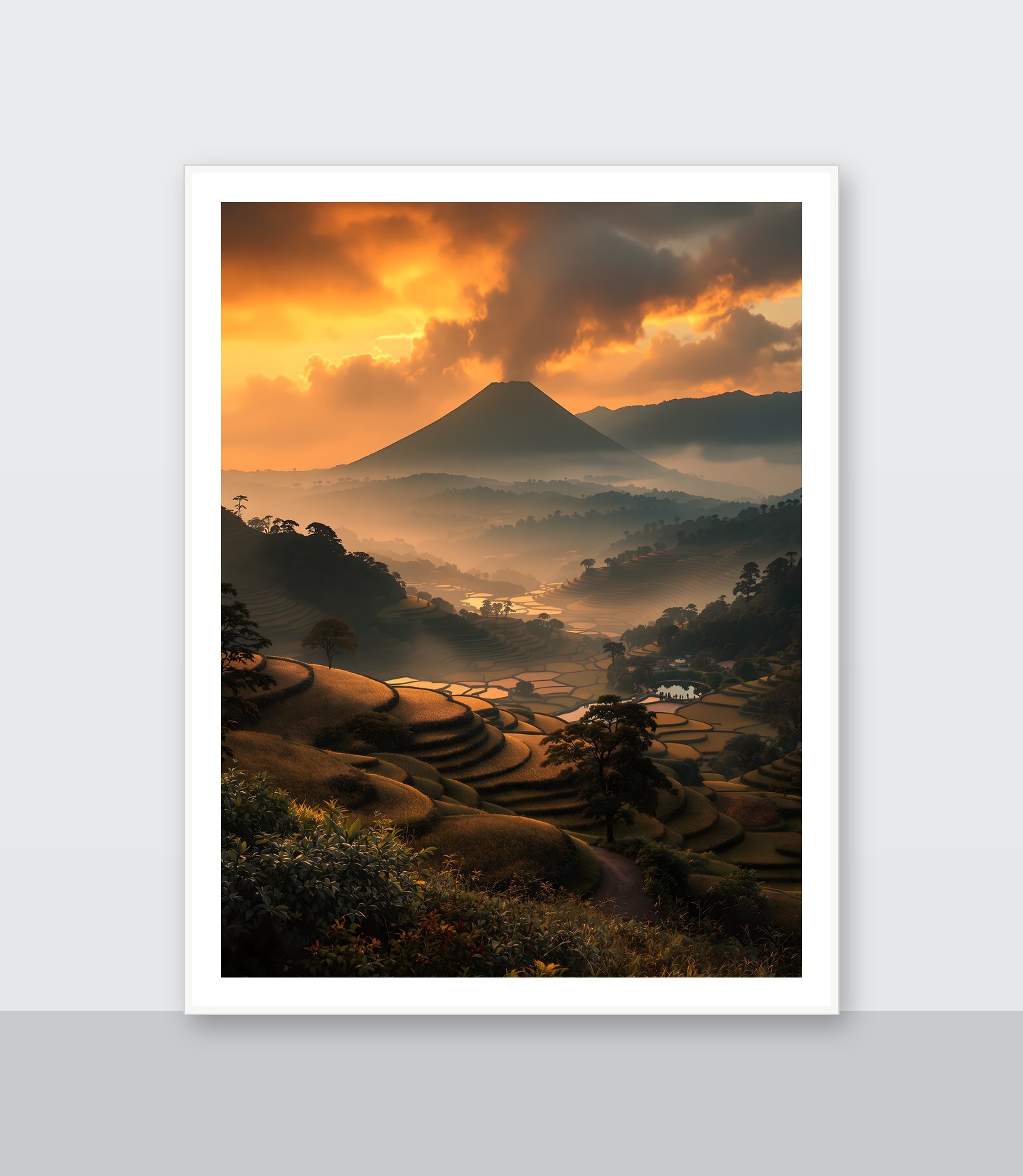 White frame