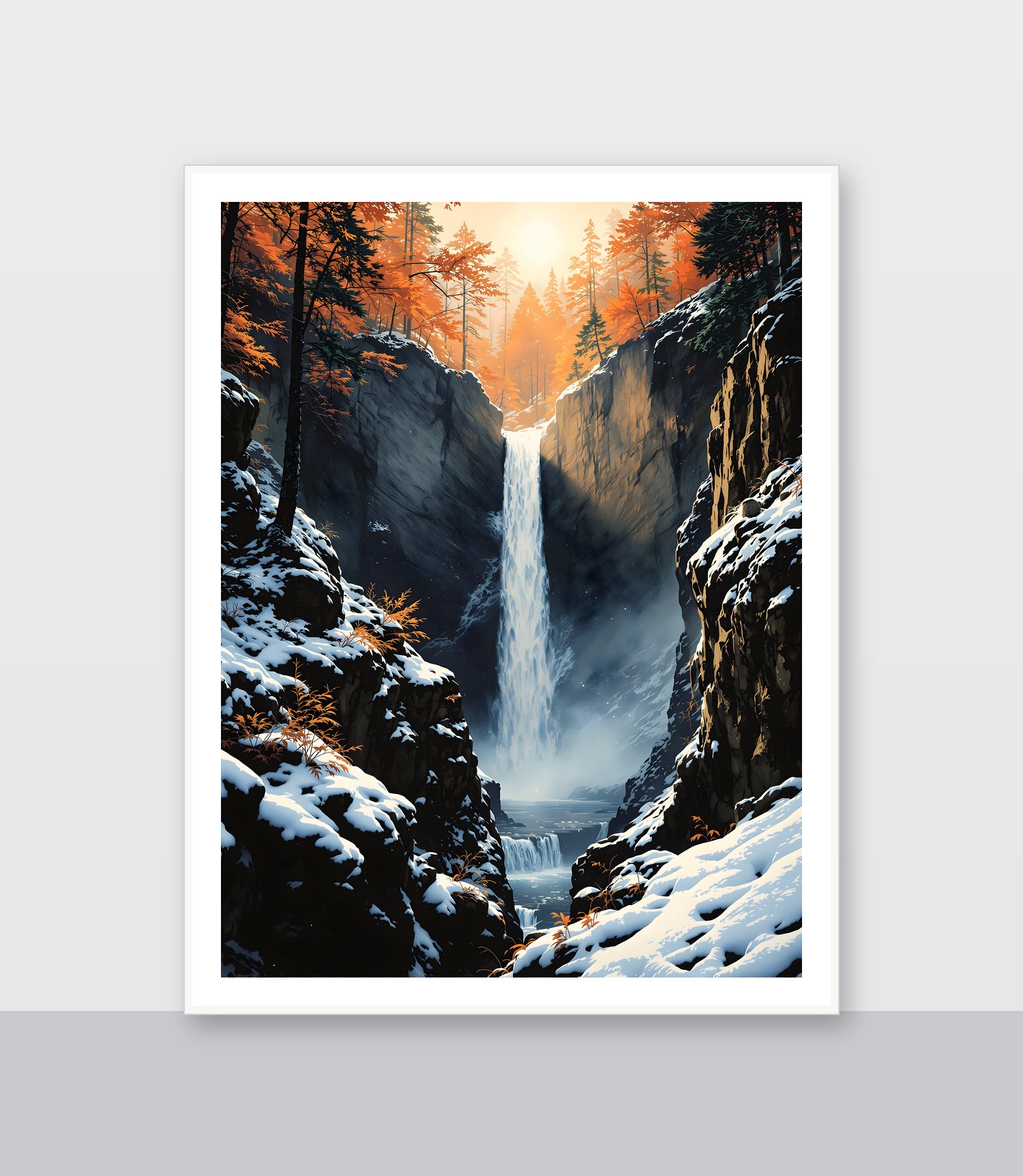 White frame