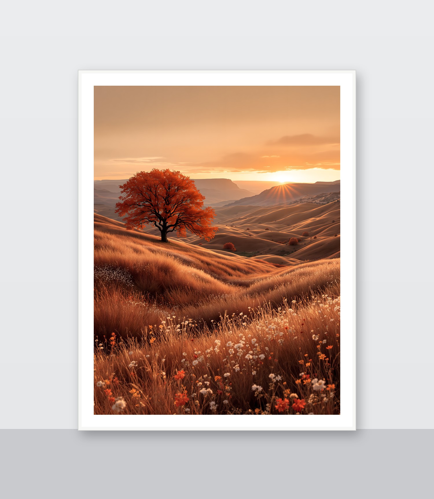 White frame