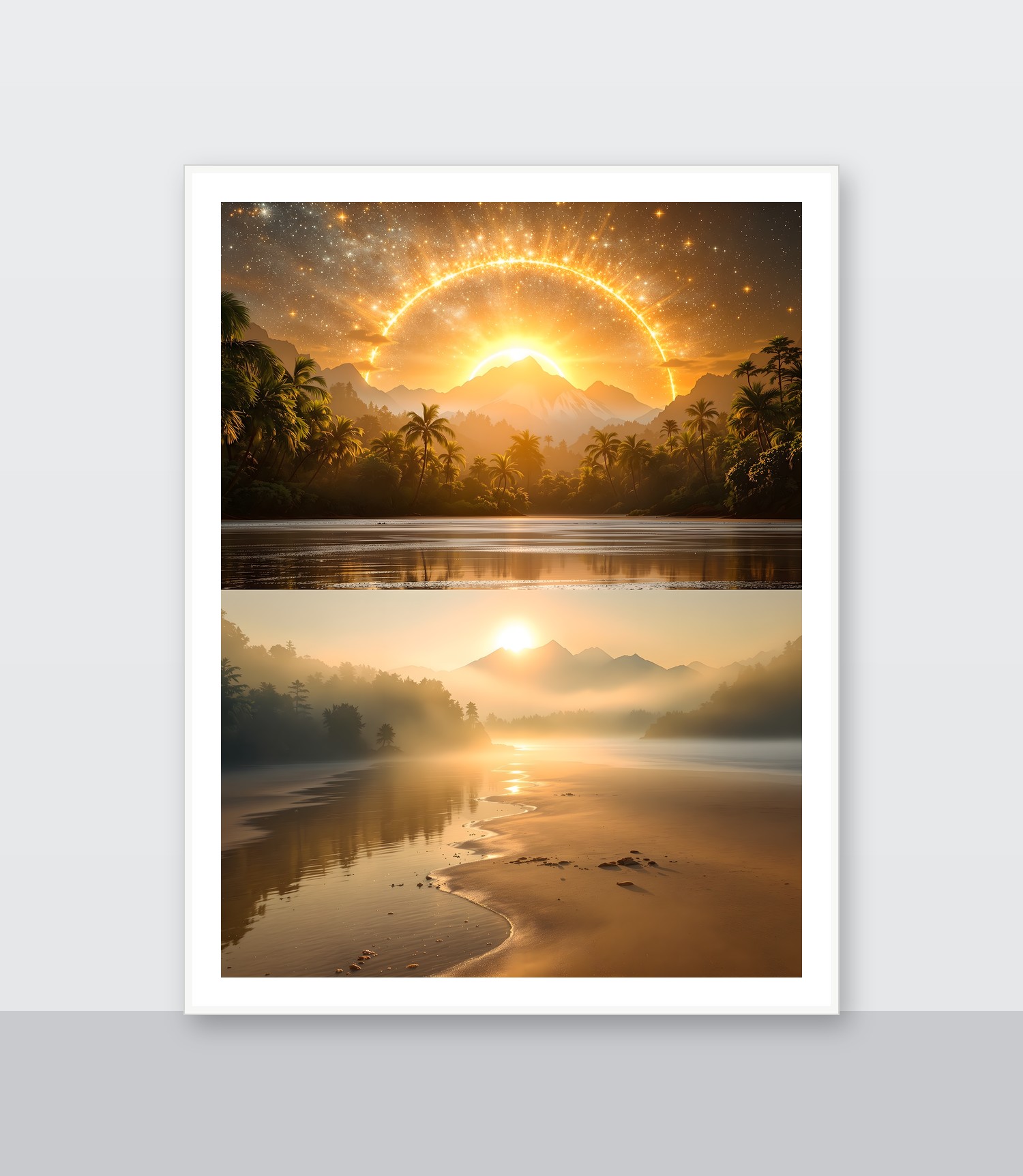 White frame