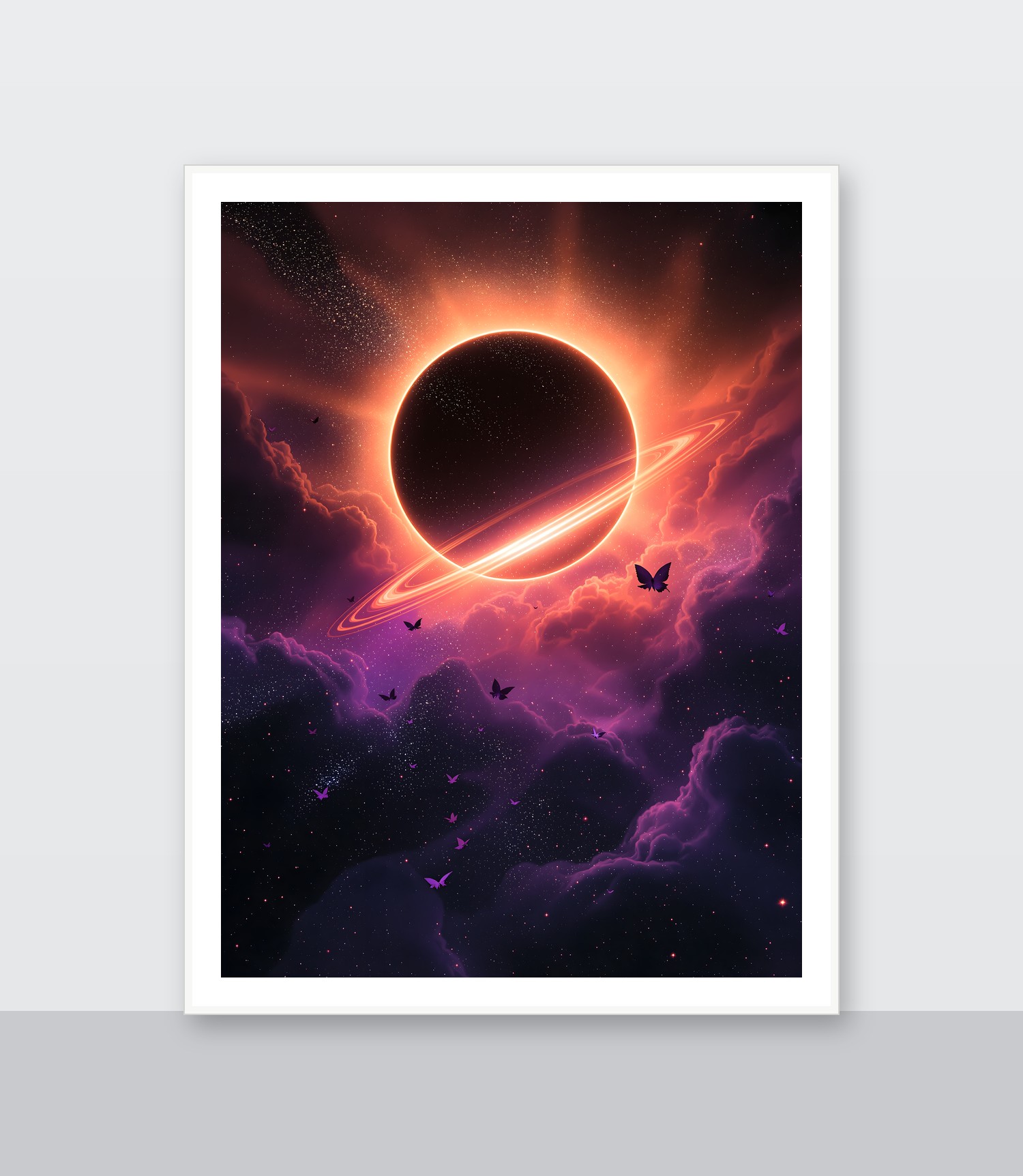 White frame