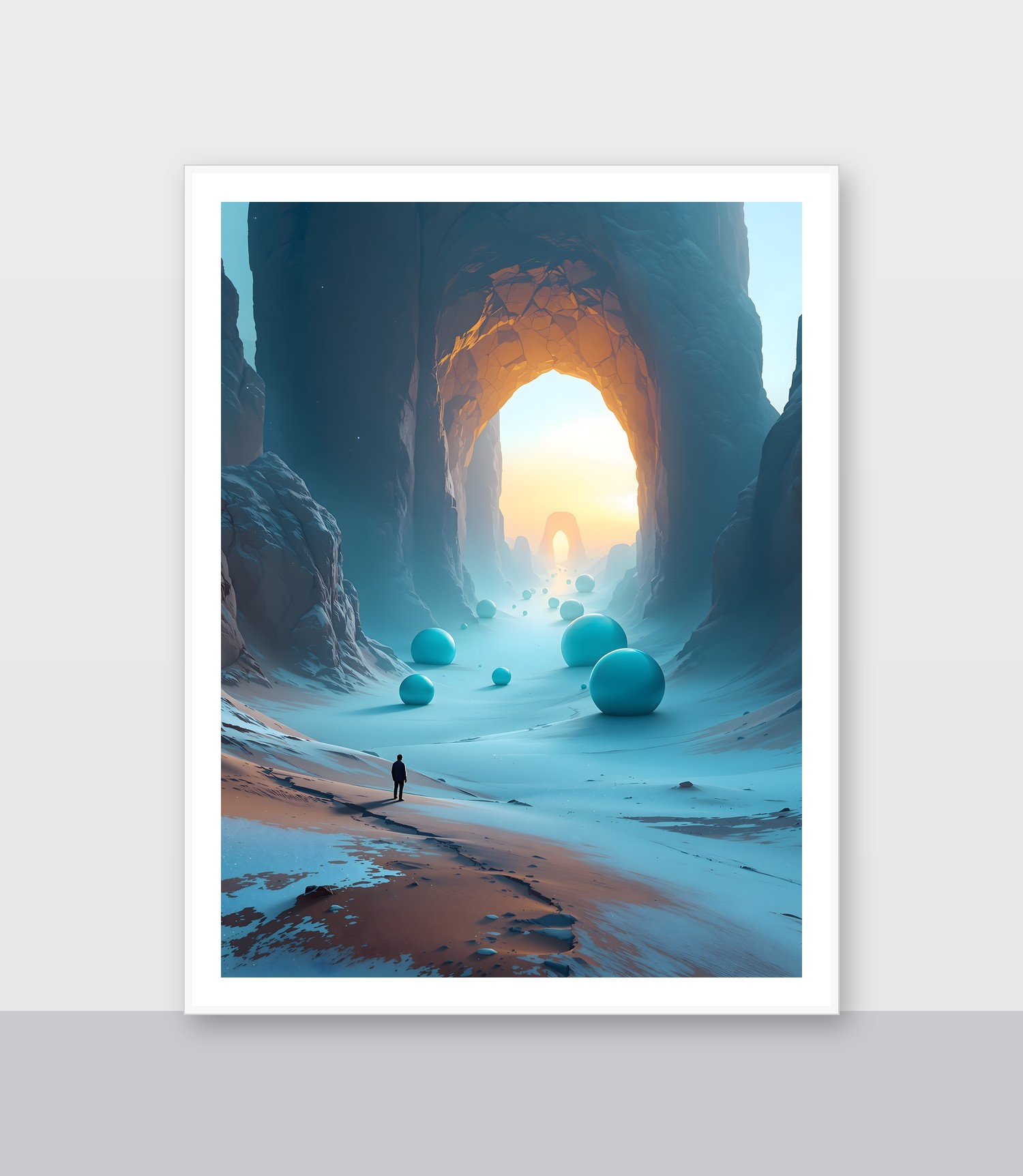 White frame