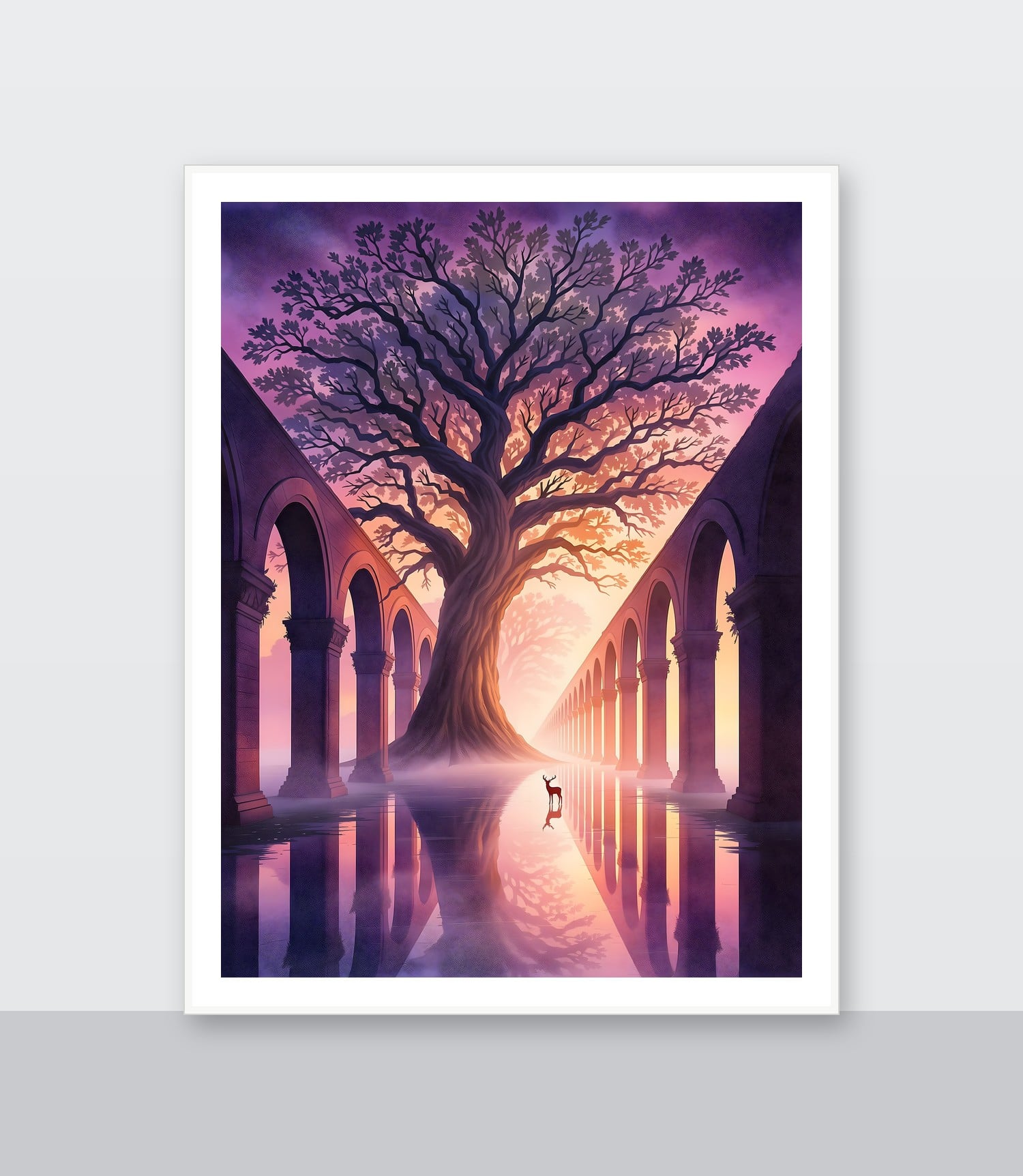 White frame