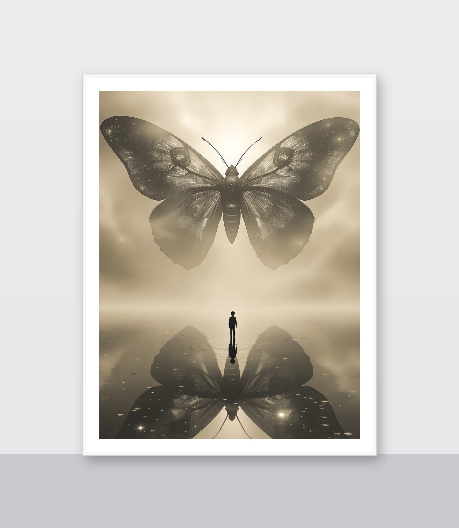 White frame