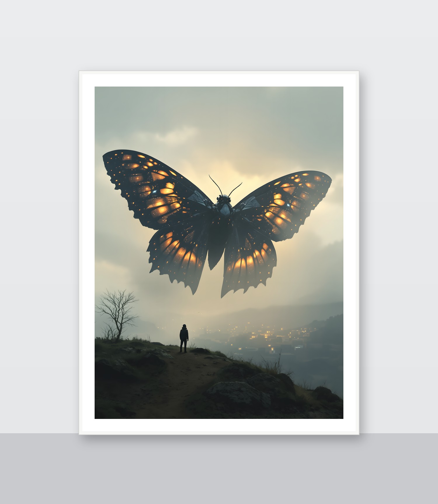 White frame