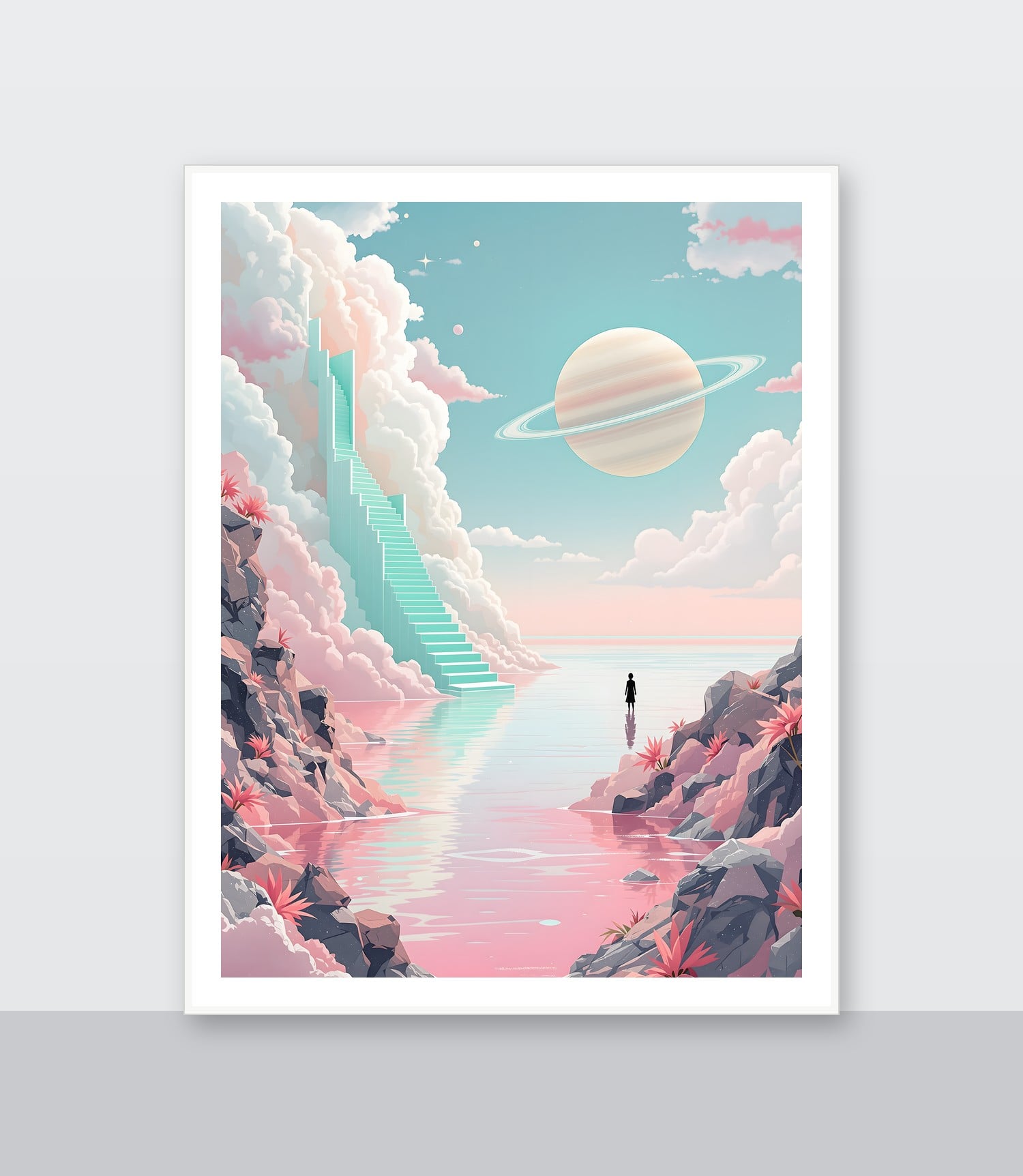 White frame