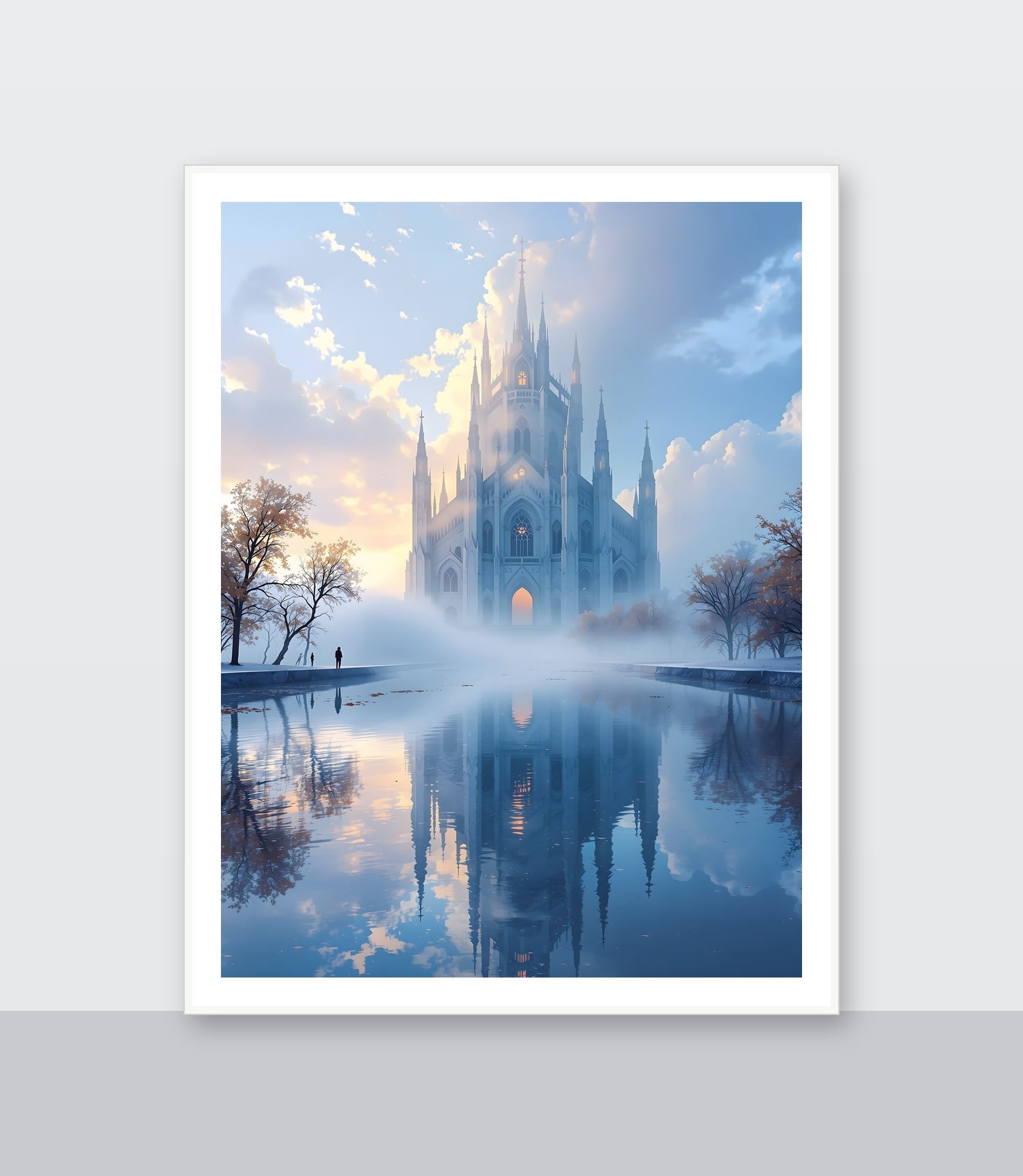 White frame