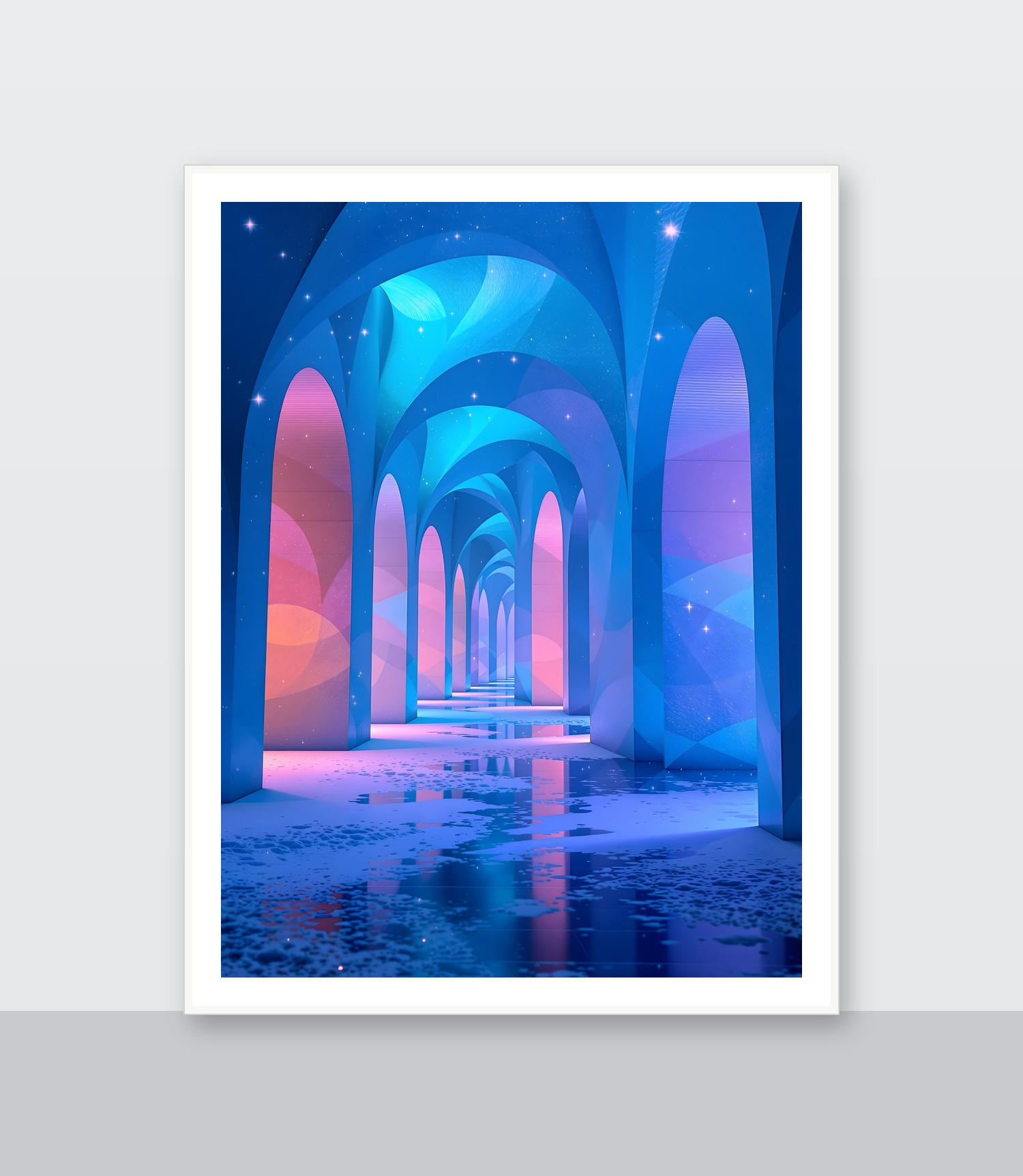 White frame