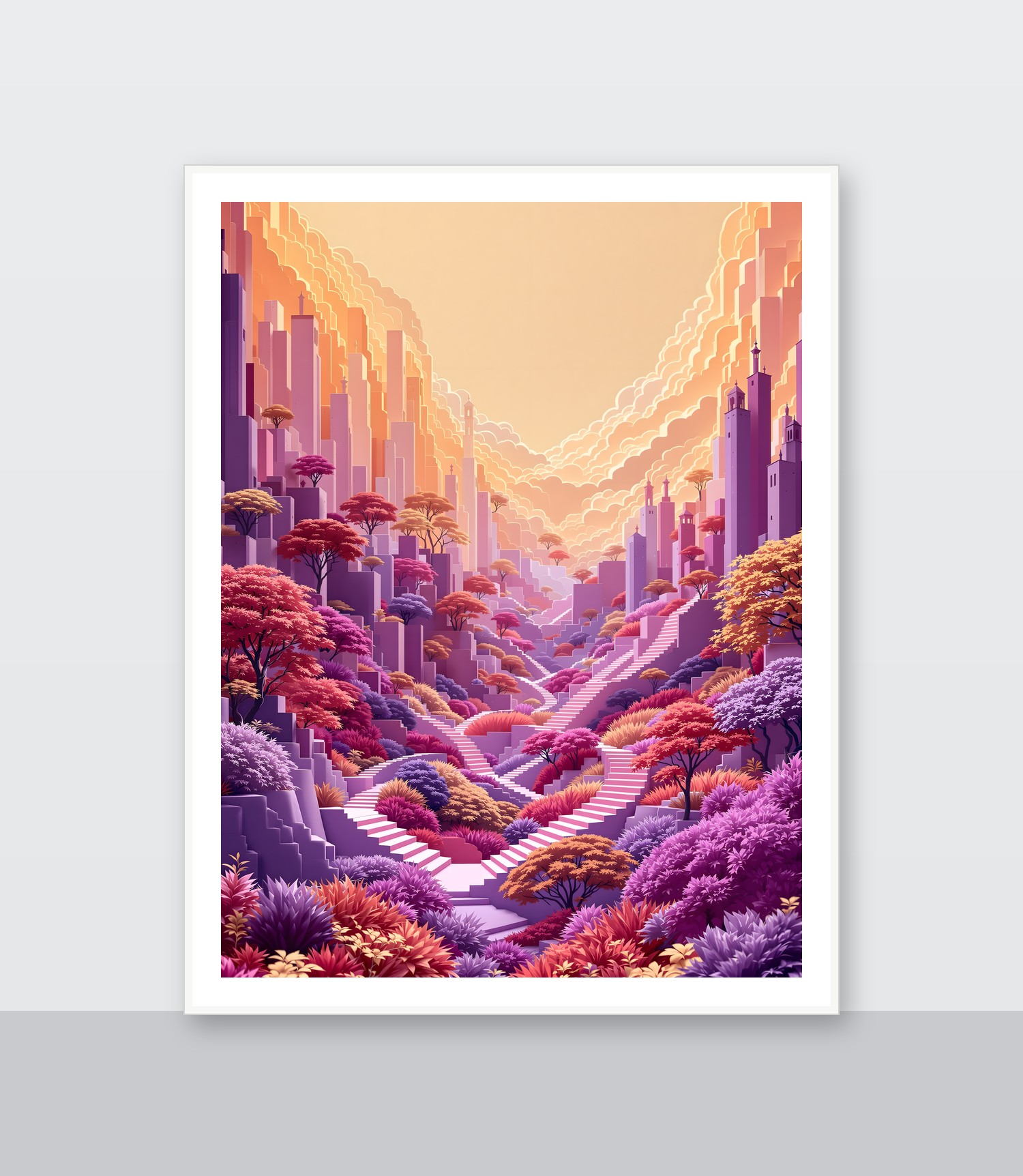 White frame