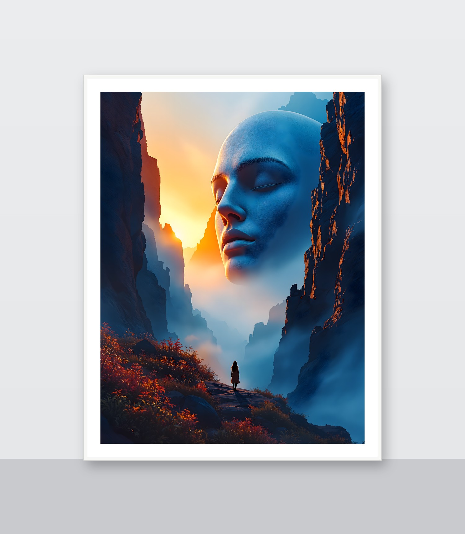 White frame