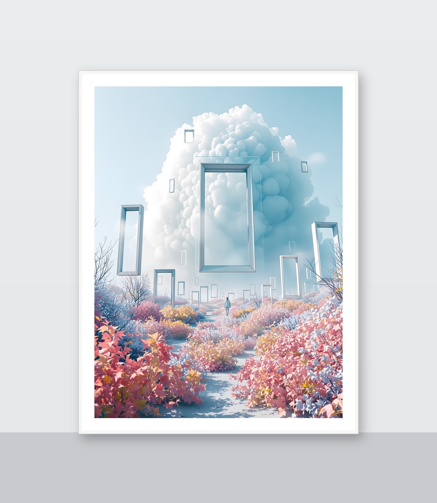 White frame