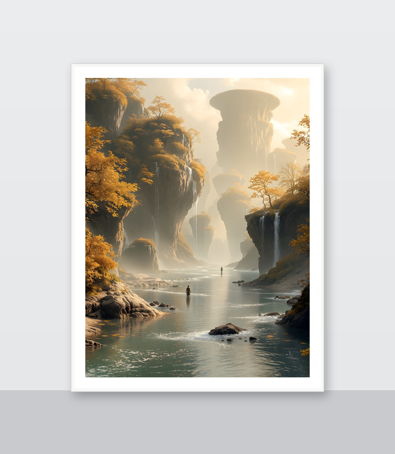 White frame