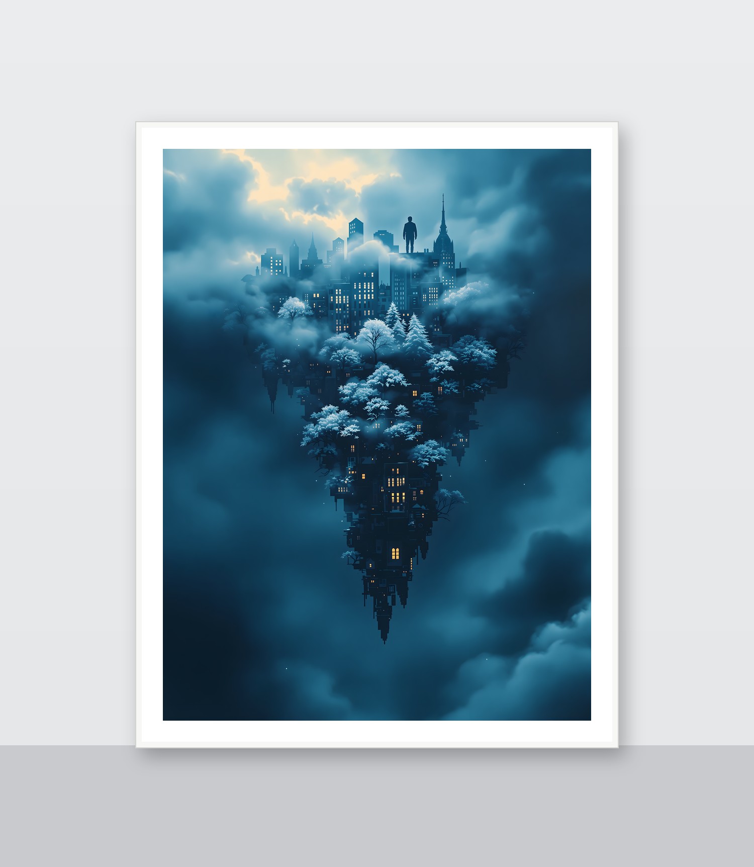 White frame