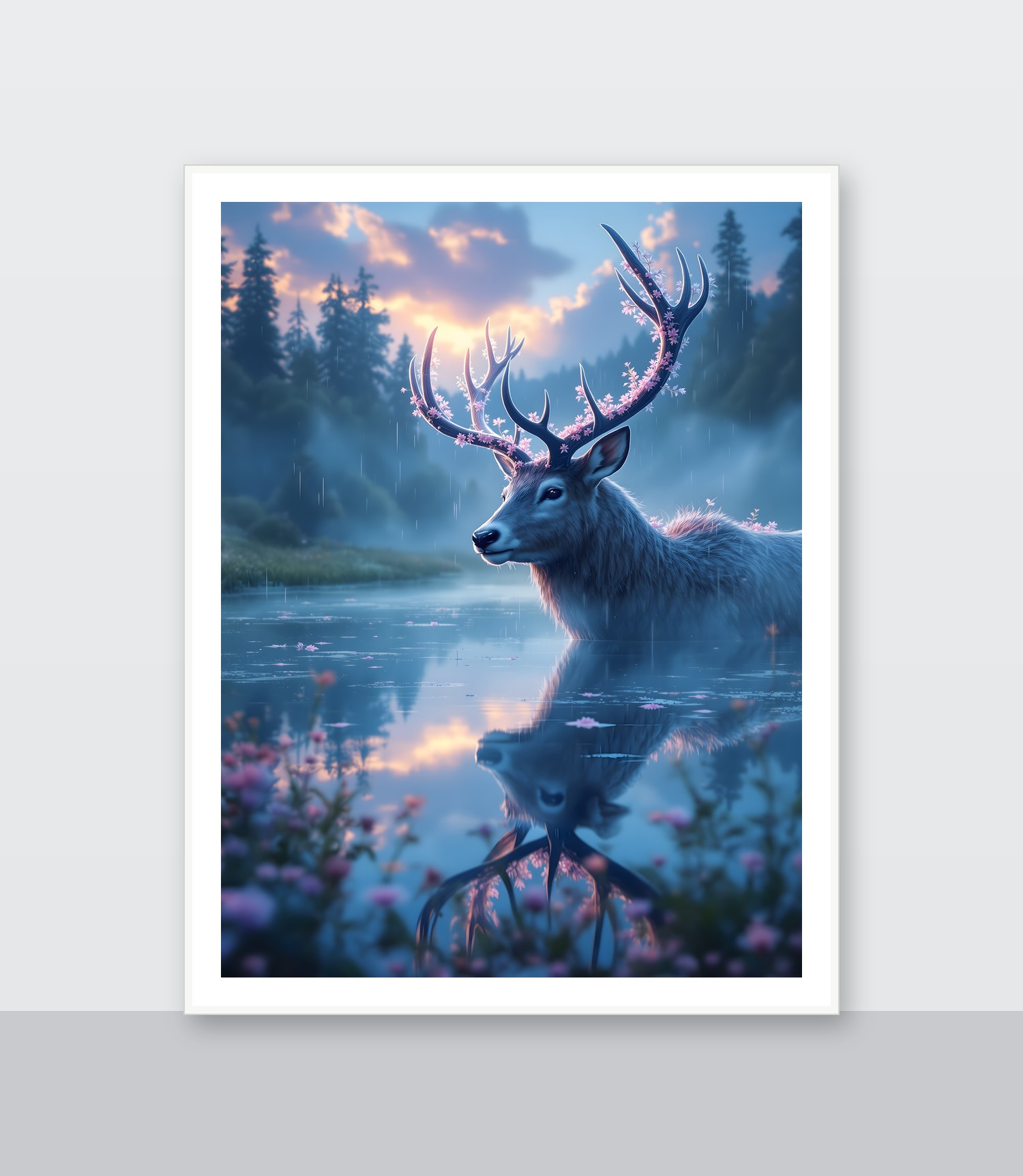 White frame