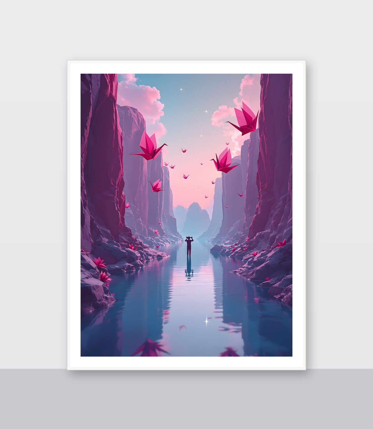 White frame