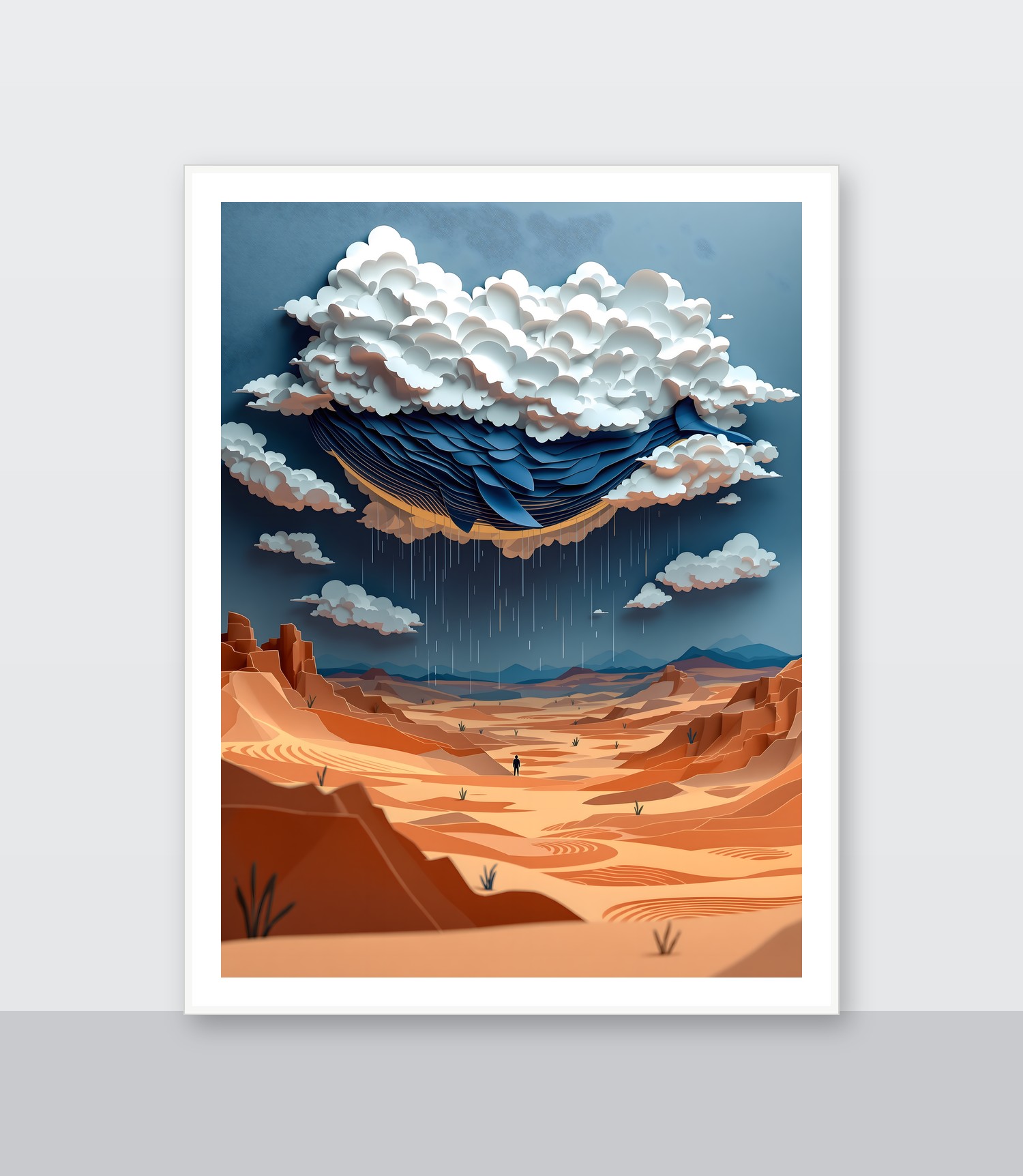 White frame
