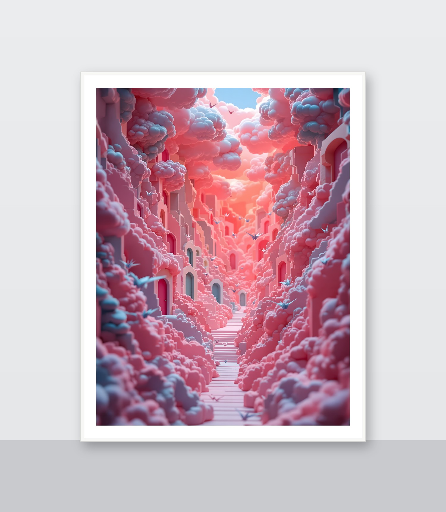 White frame