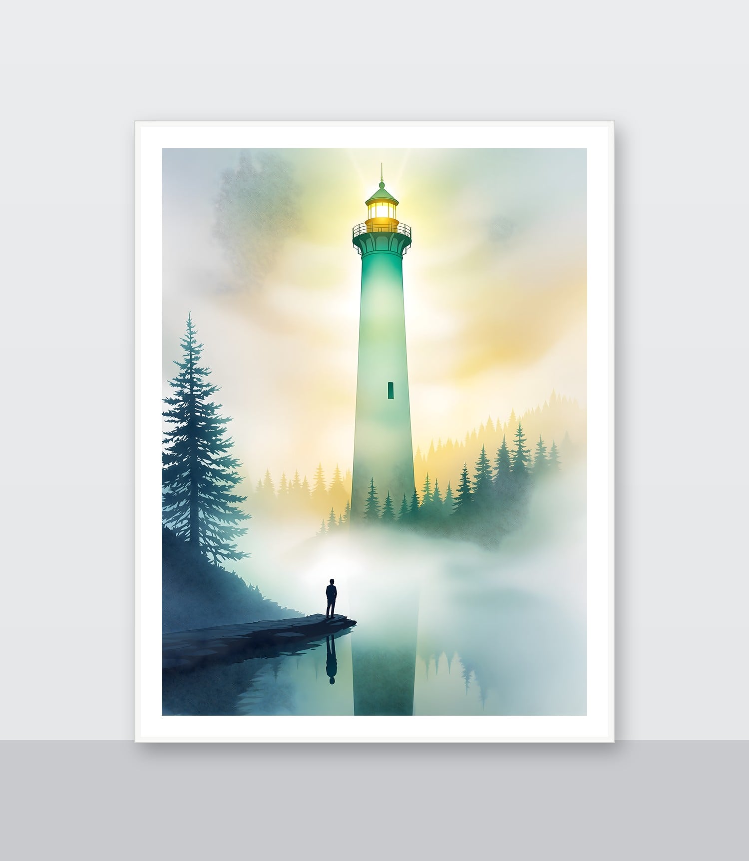 White frame