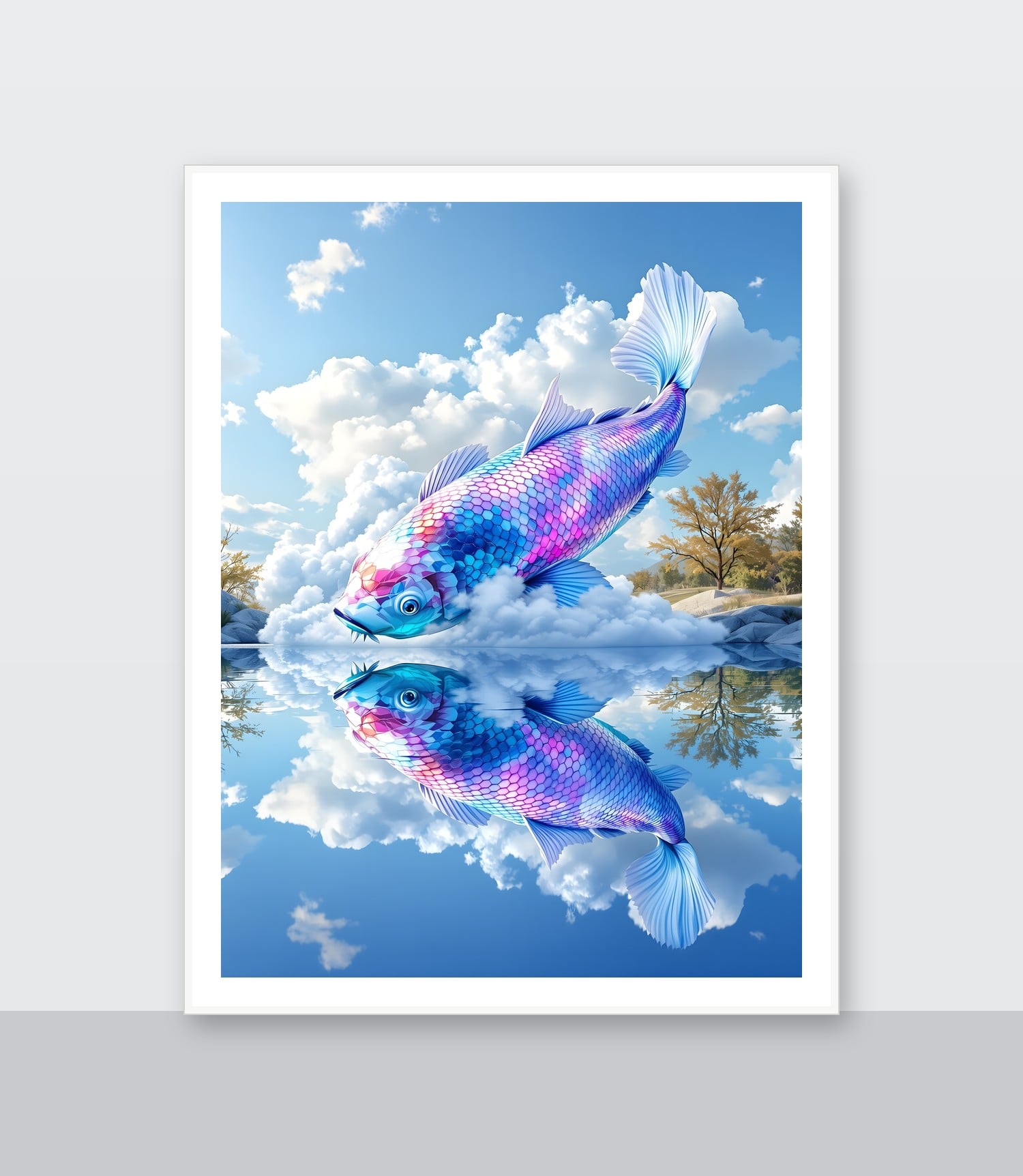 White frame