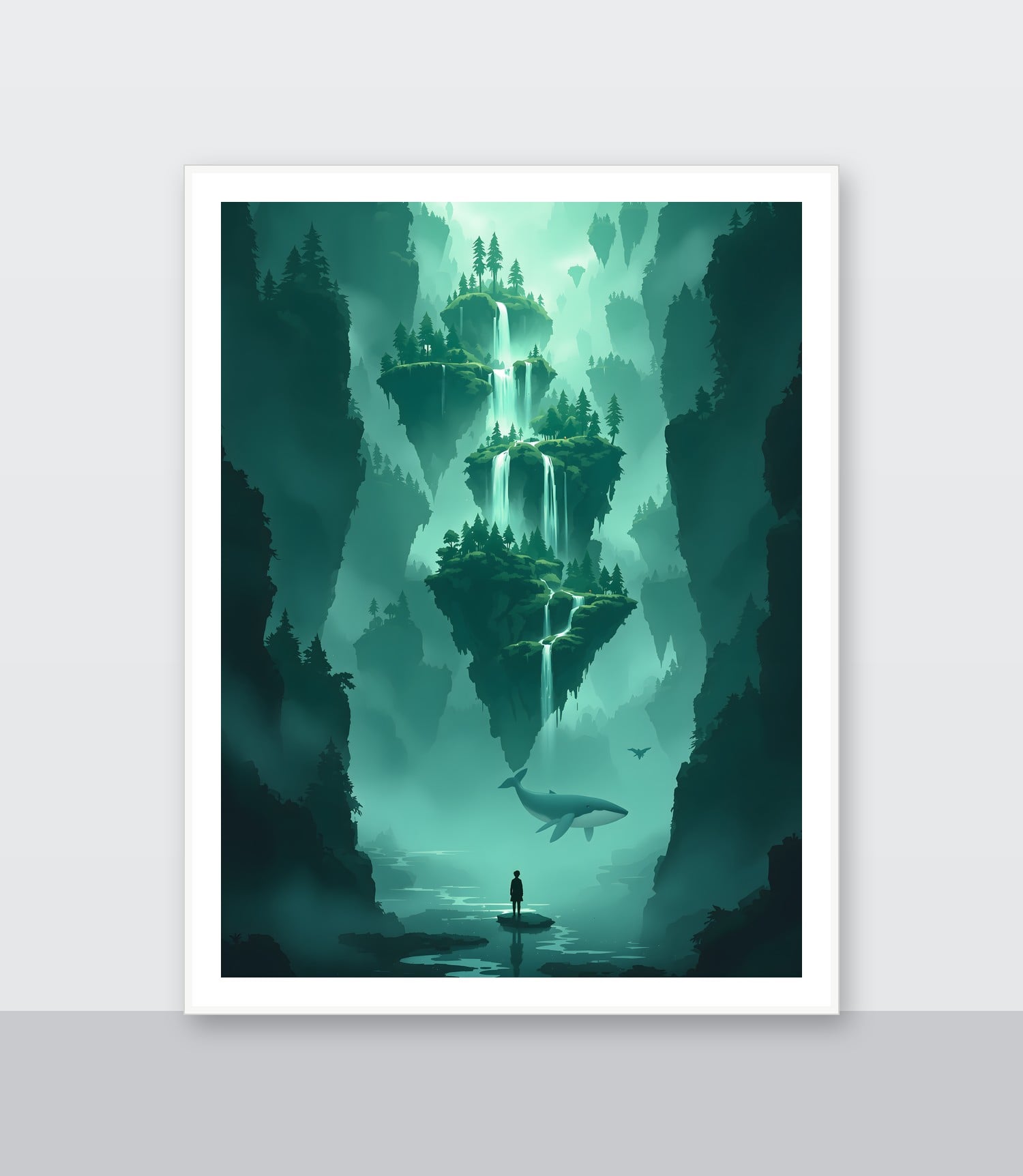 White frame